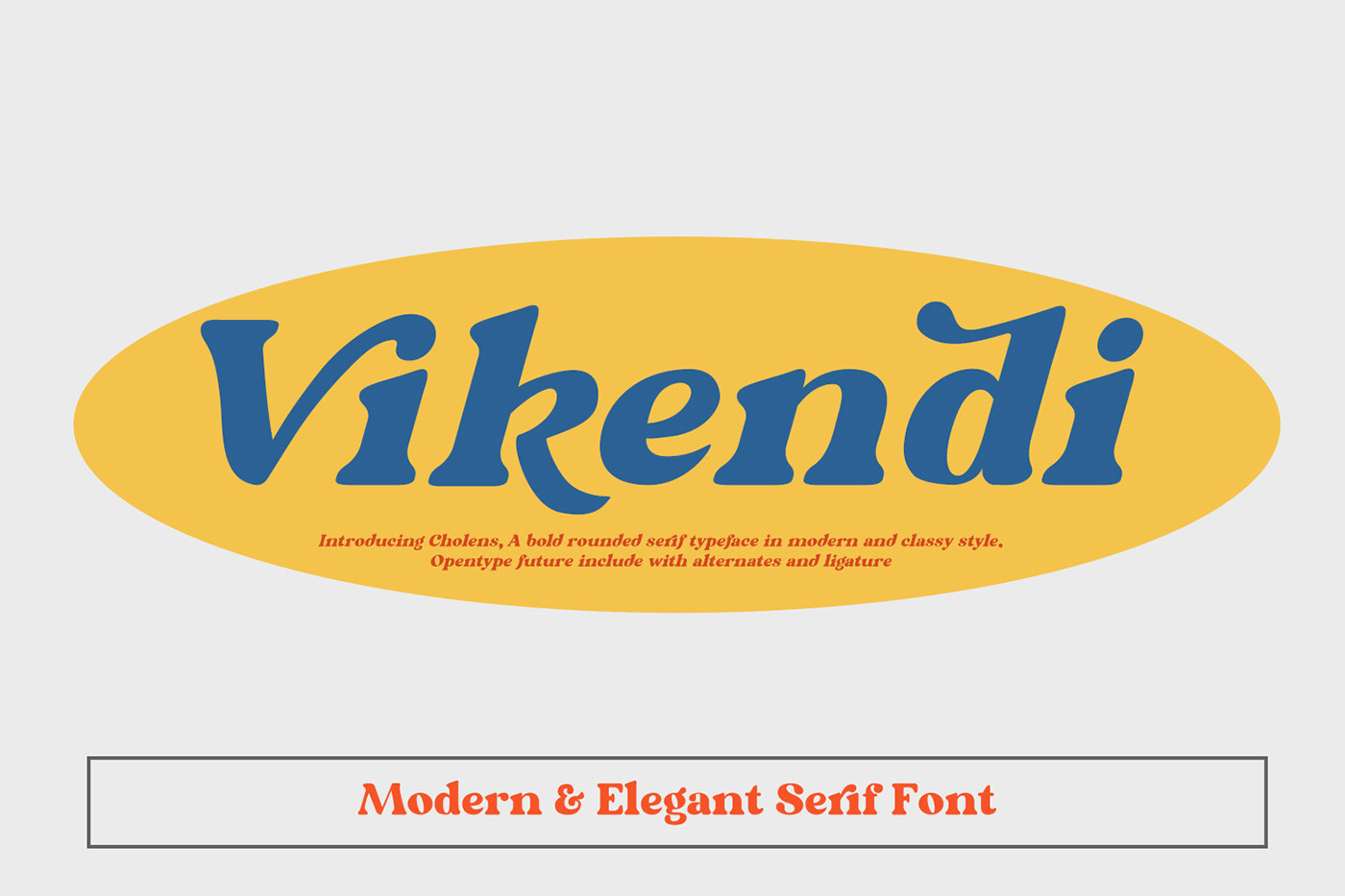 elegant font modern serif