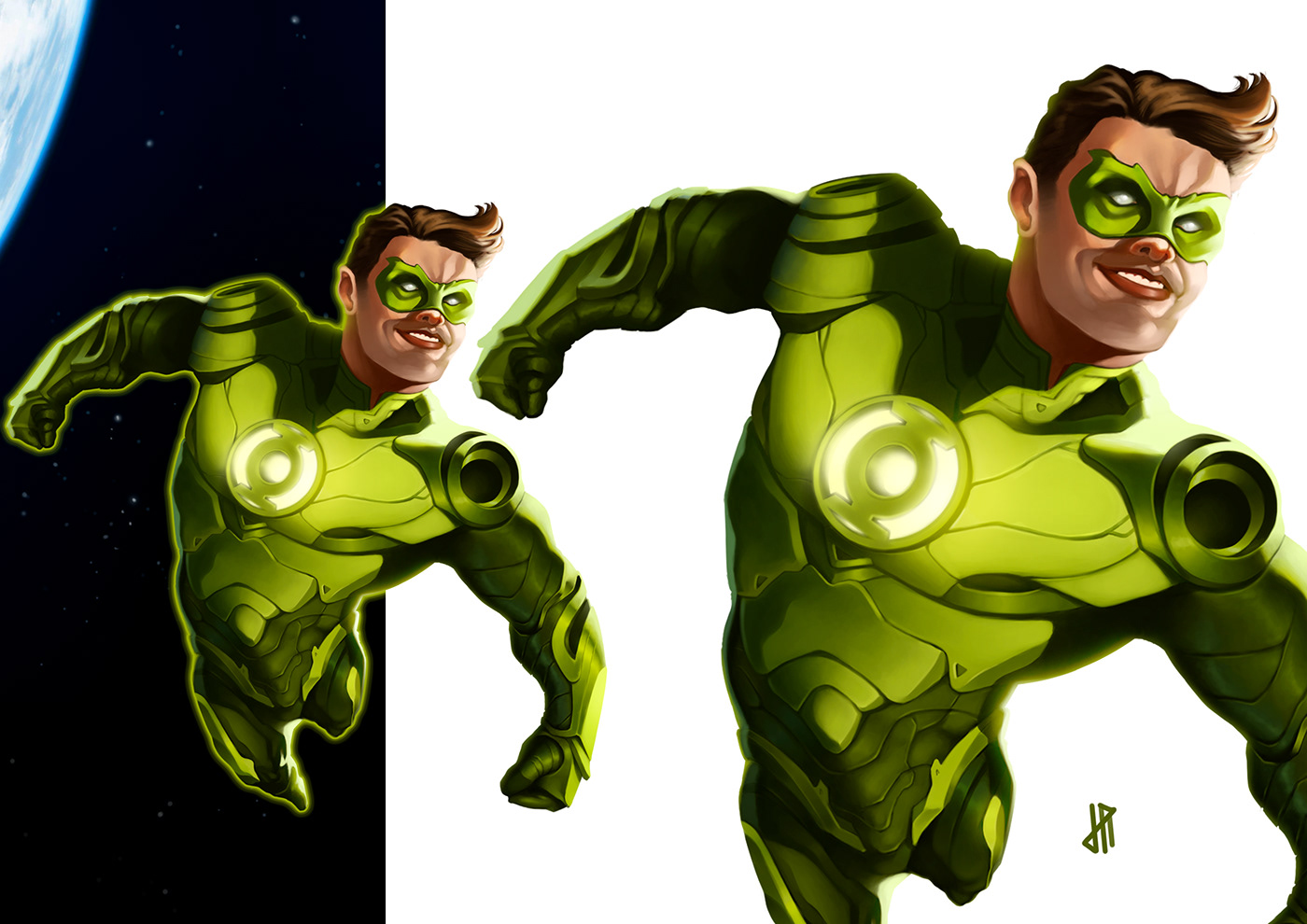 dc comics Character design  concept art digital illustration marvel fanart cartoon artwork Green Lantern