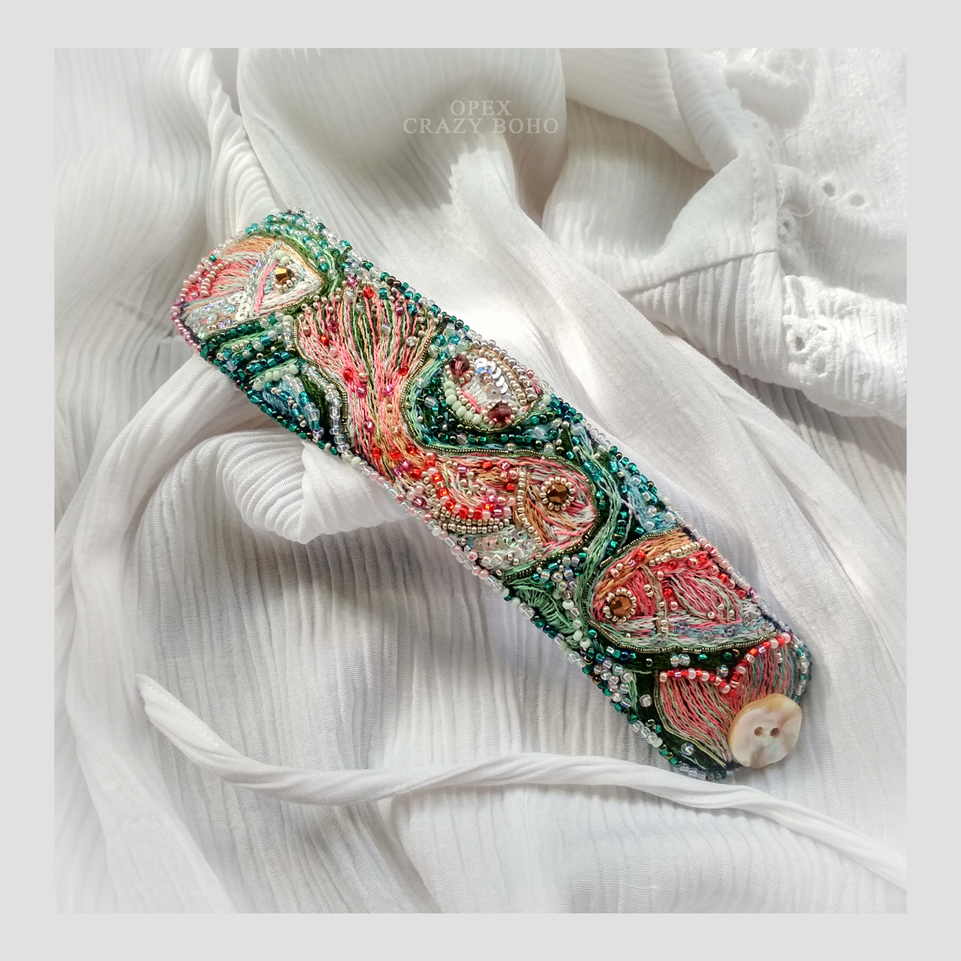 beads boho braslet Embroidery Jeweler украшение