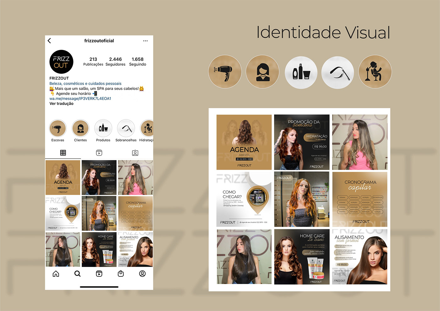 brand identity identidade visual marketing   Social media post visual visual identity