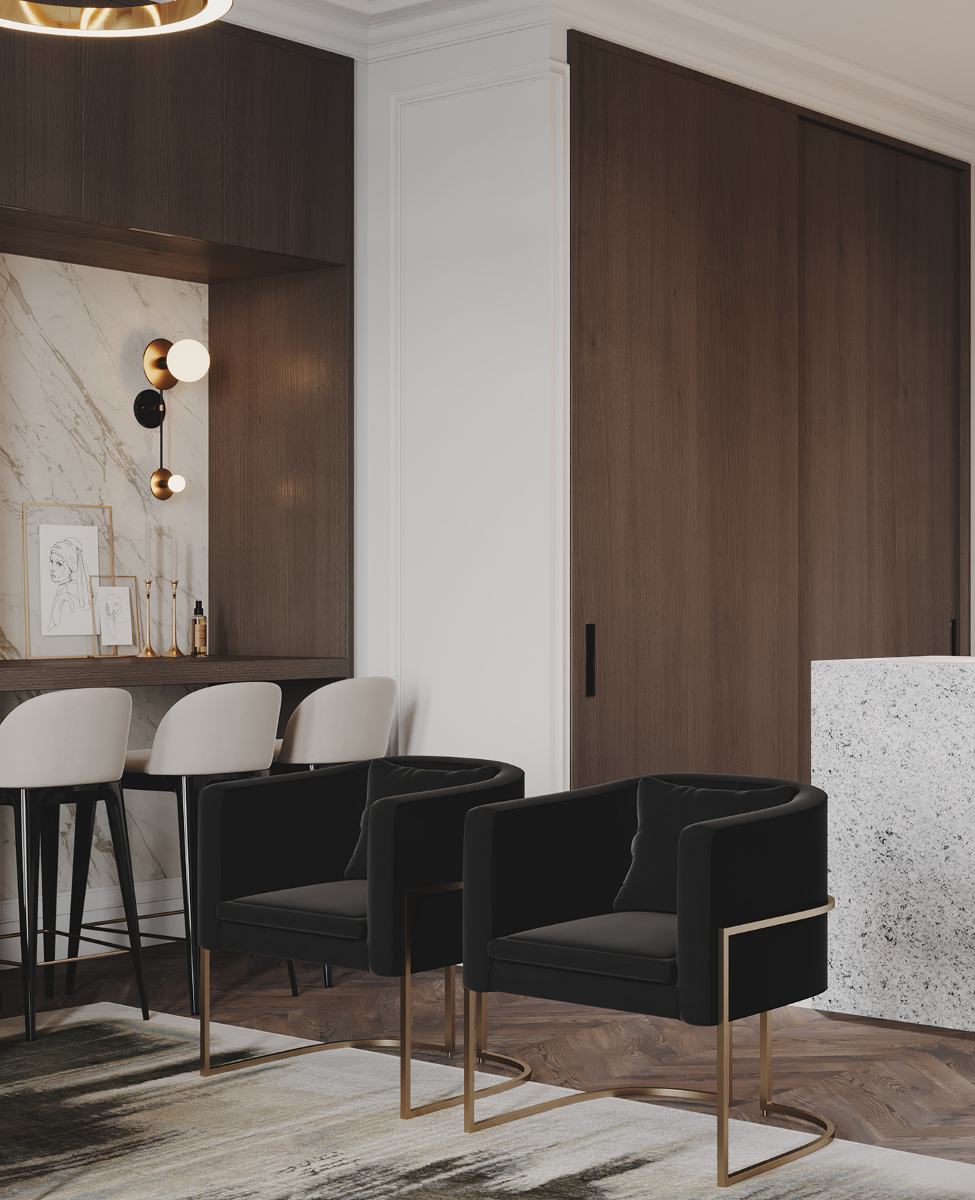 3dsmax coronarenderer interiordesign Interior architecture apartments moderninterior 3dmax Render