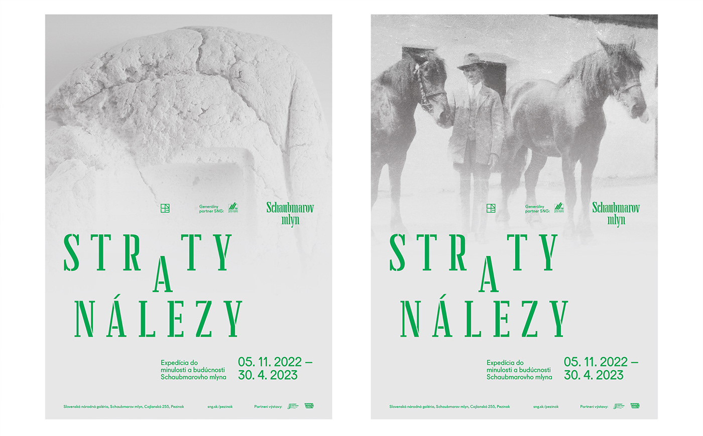 Campaign Design Exhibition  Lost and Found mill National Gallery slovakia Technology TRADITIONAL ART Typeface typography  
