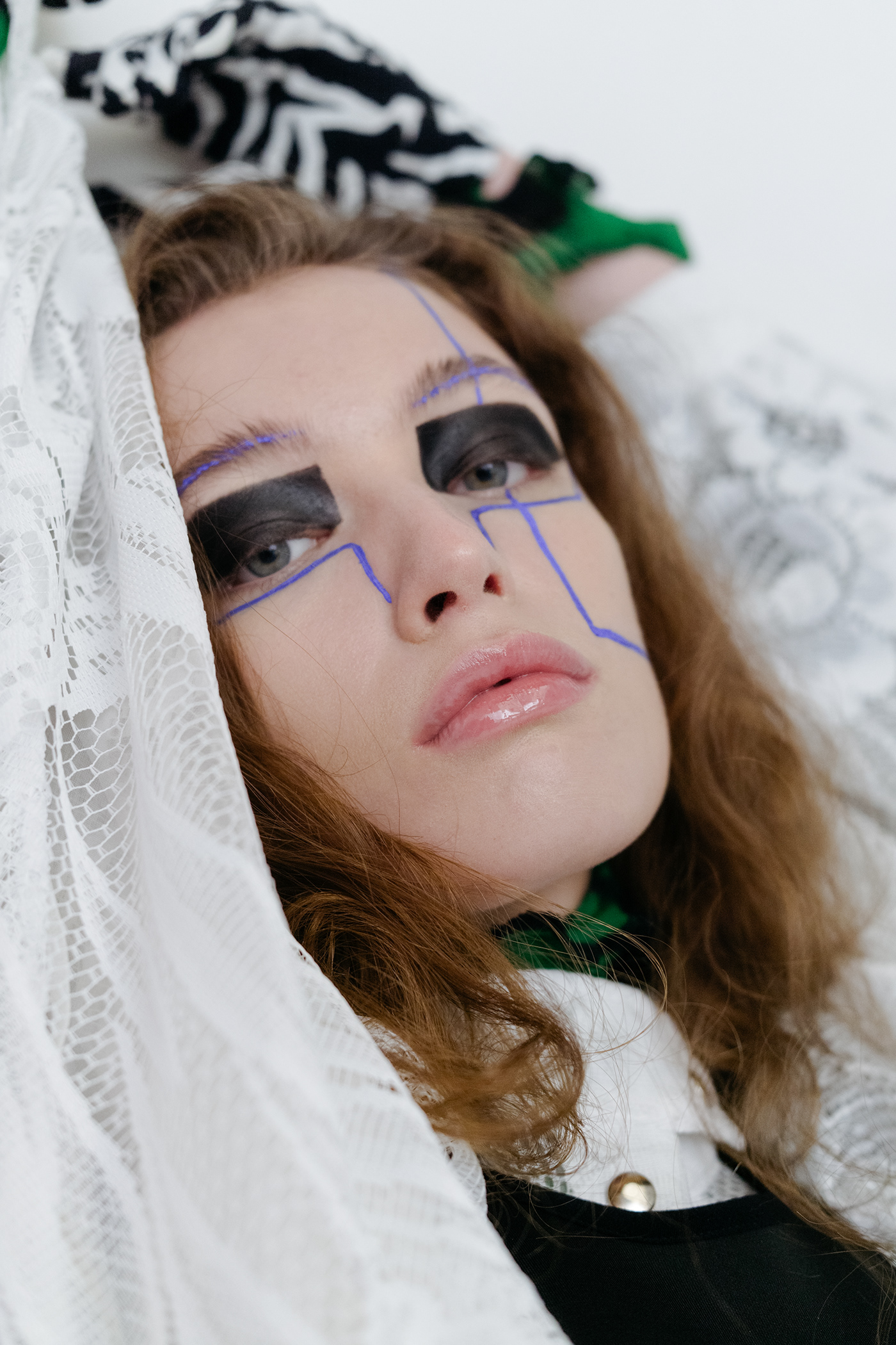 Make up Model makeup design make makeup artist artist punk gothic paint