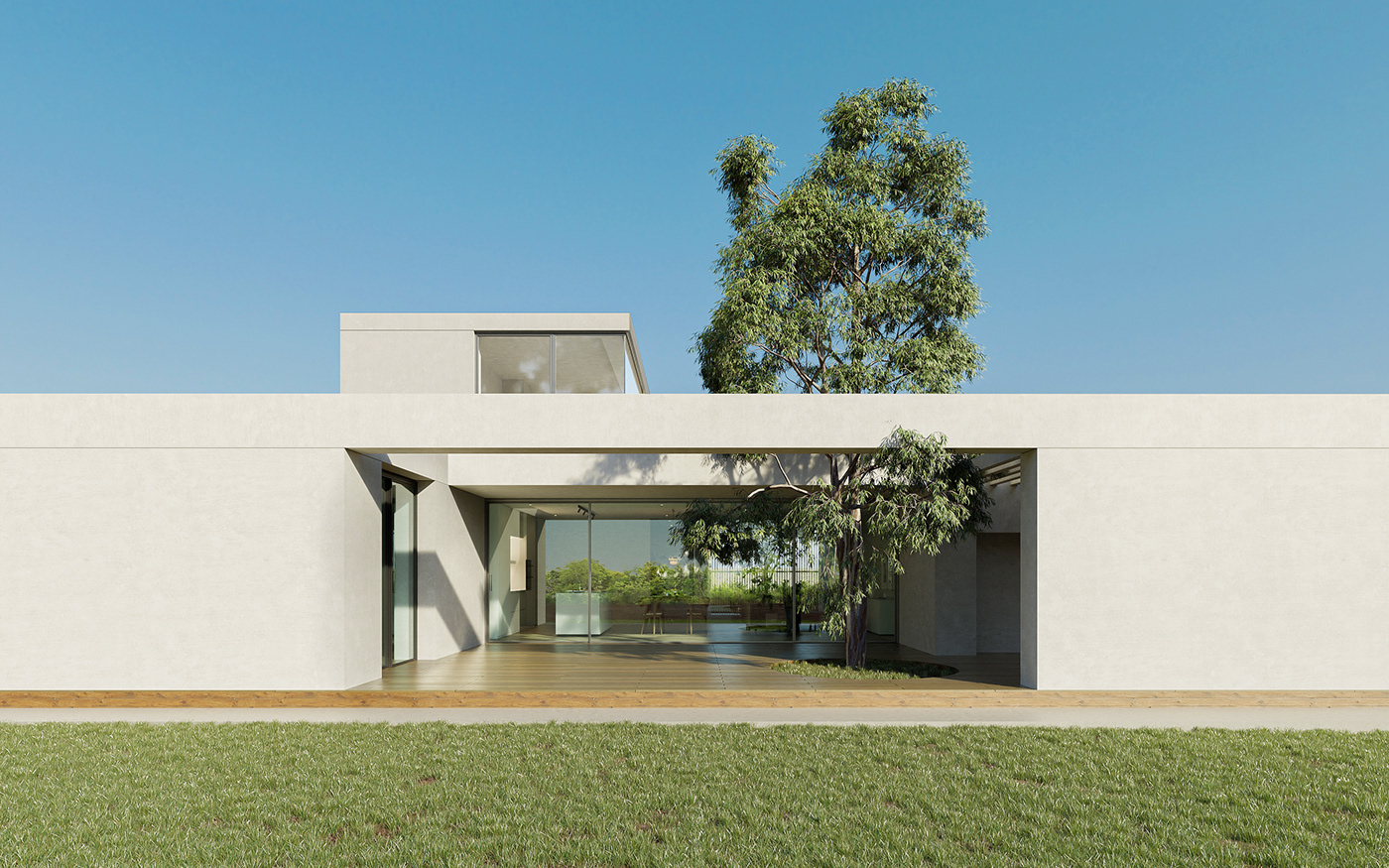 house architecture Render 3ds max visualization modern interior design  corona exterior vray
