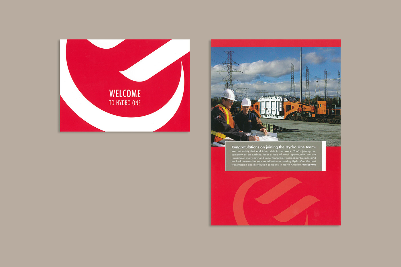 graphic design  print design  art direction  Photo Retouching brochure hr branding branding  Welcome Card Single fold utility