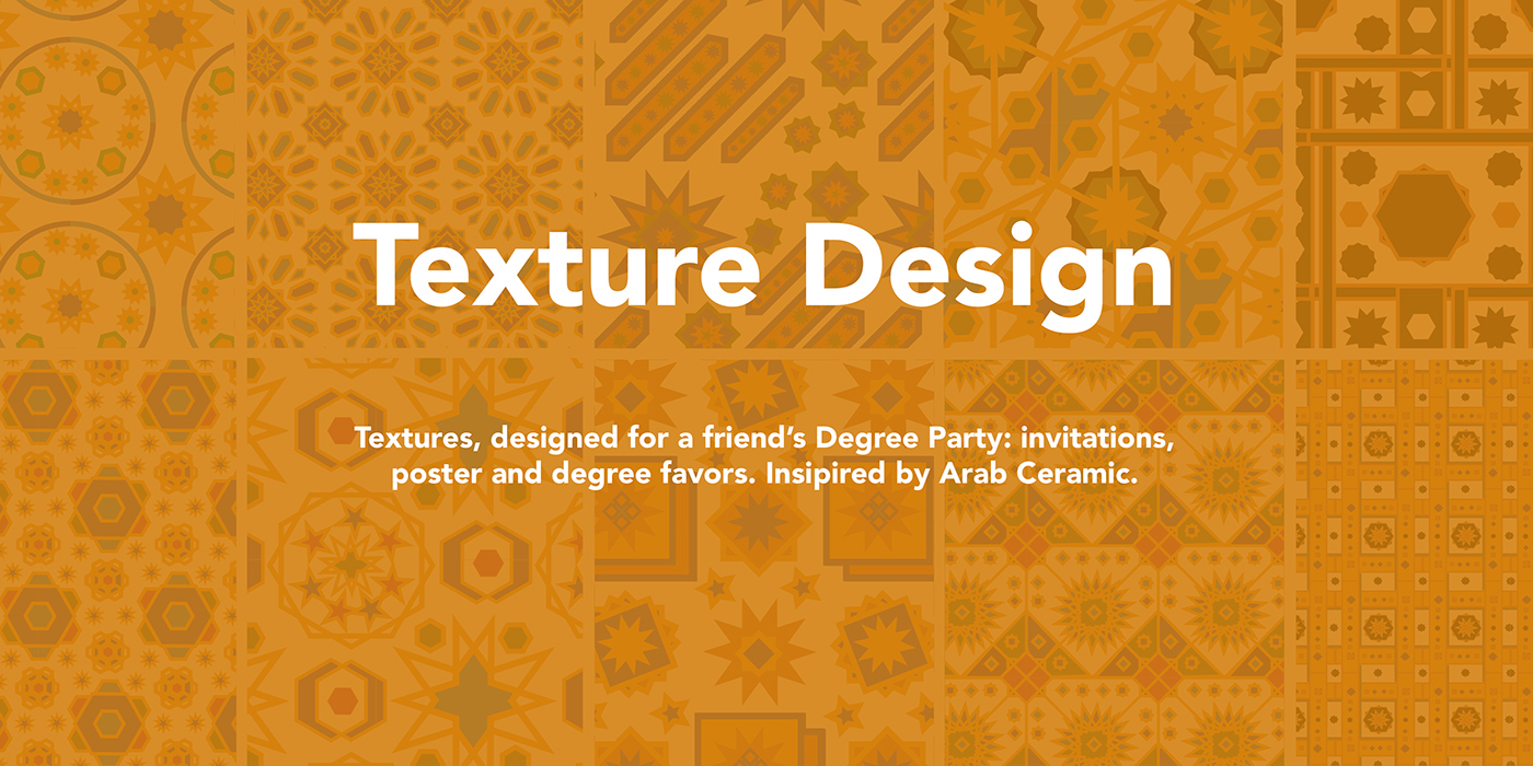 texture favor poster degree graphic design  Texture Design product design  ILLUSTRATION 