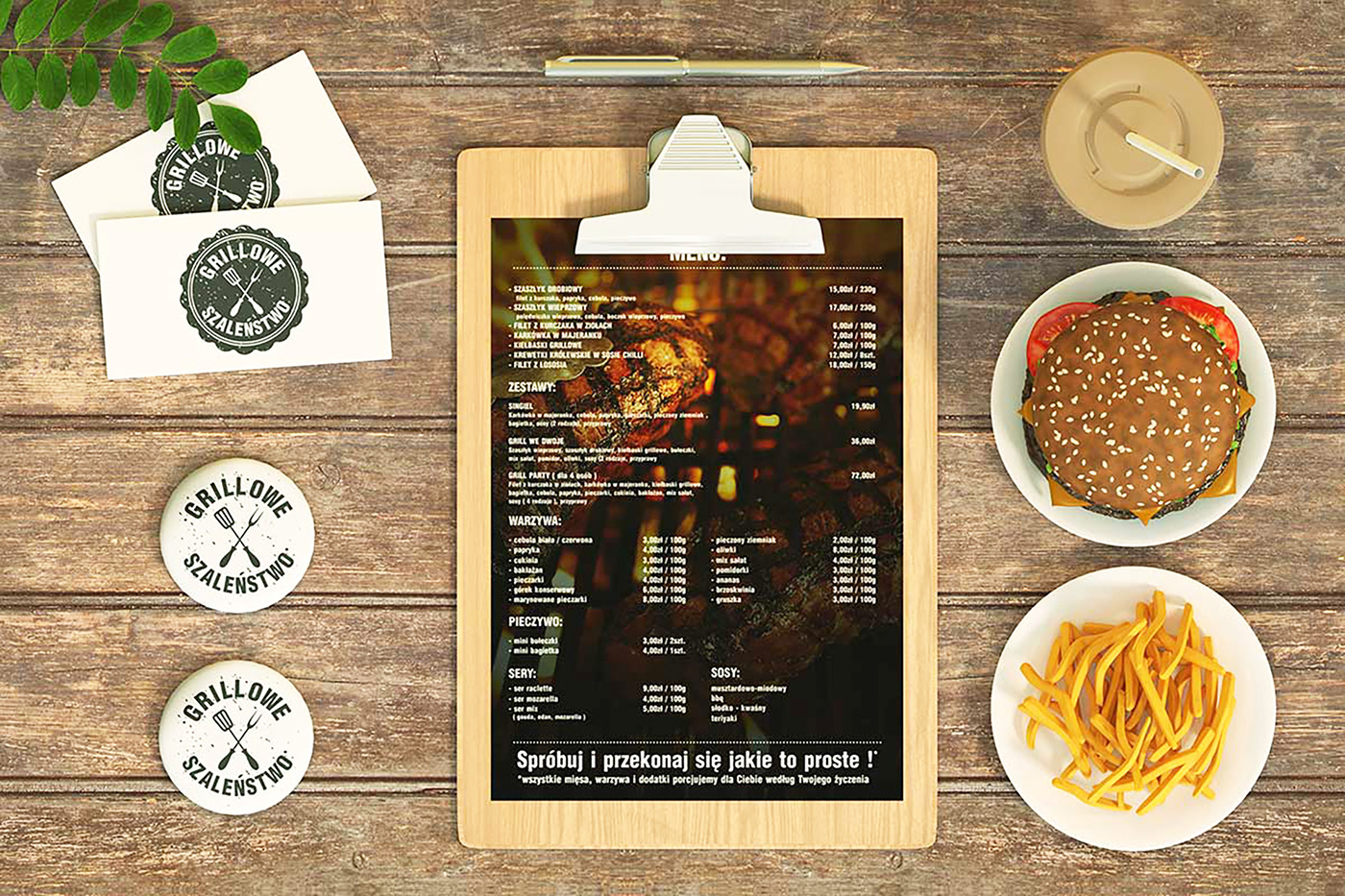 flyer Food  logo menu poster restaurant