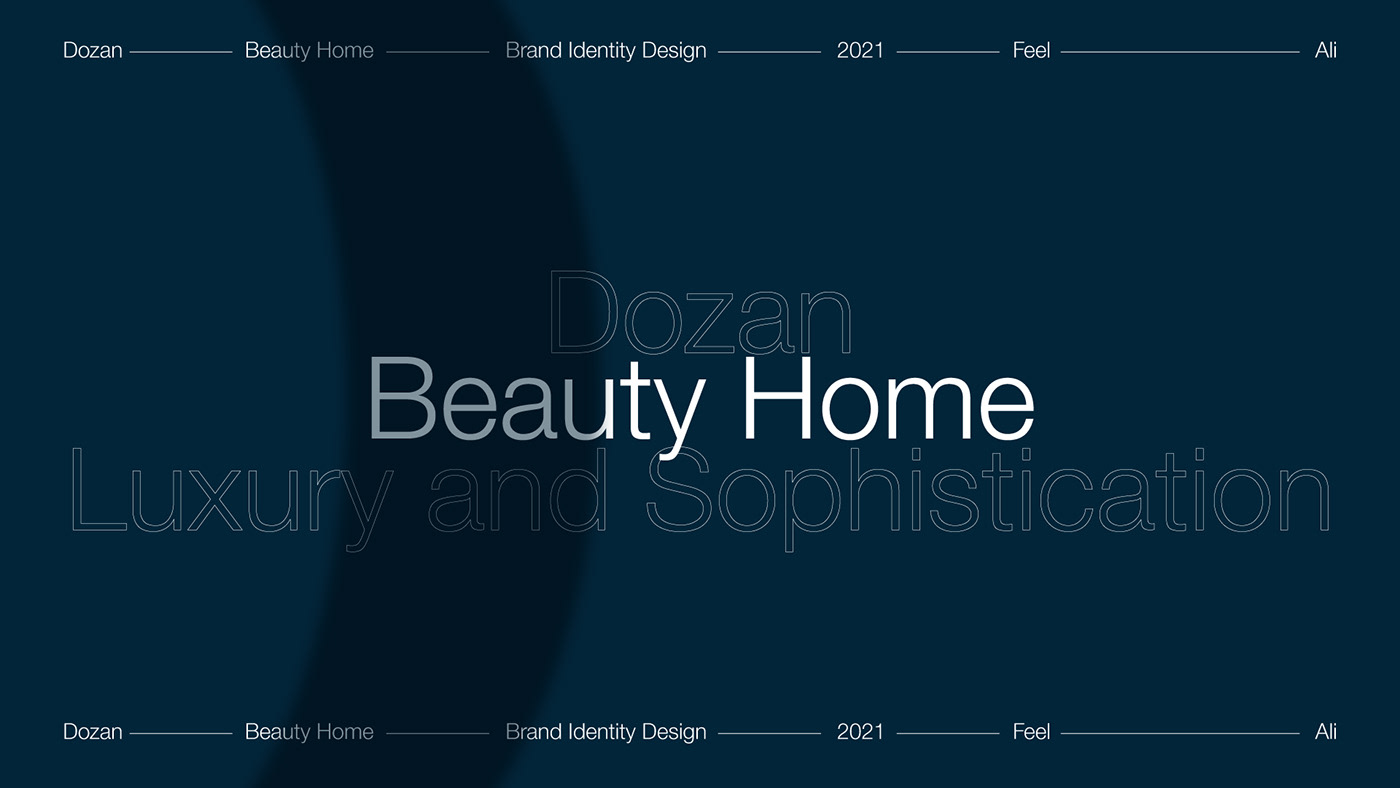beauty brand dozan graphicdesign hair home identity logo luxury sophistication