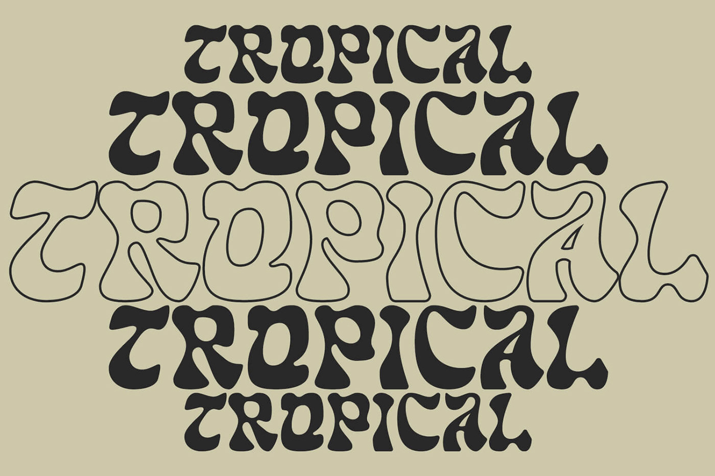 free fonts Free font freebie free typeface font type design display font typography   Typeface Tropical