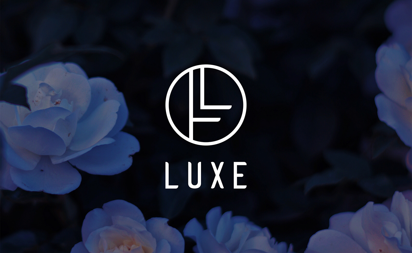 Lux luxe Hair Salon ottawa rebranding branding  branding mockup art deco Fashion  makeup