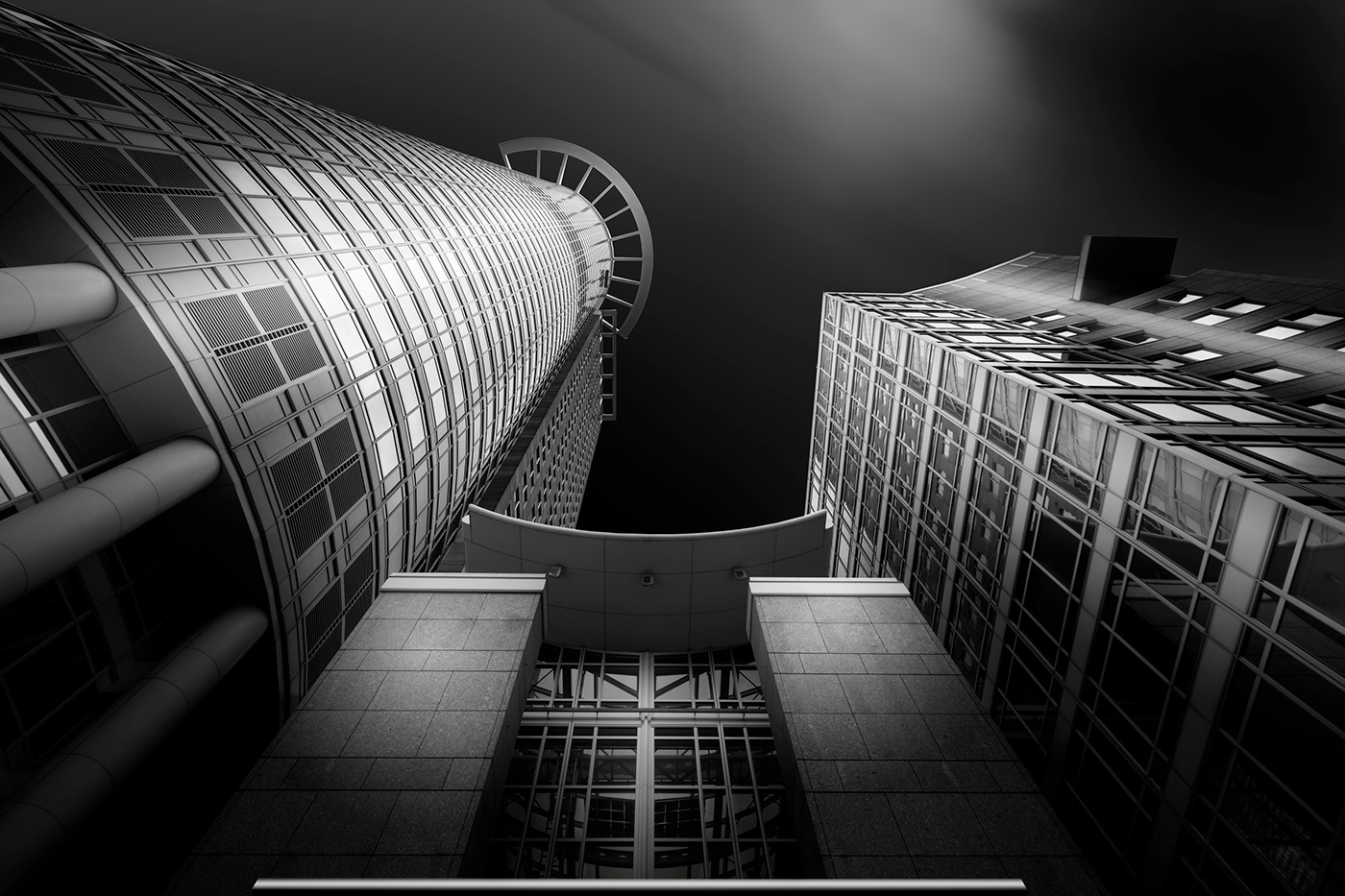 architecture modern Frankfurt black and white longexposure fine art city Architecutral