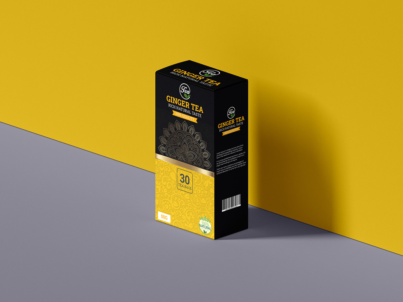 Label Mockup Packaging packaging design product design  tea
