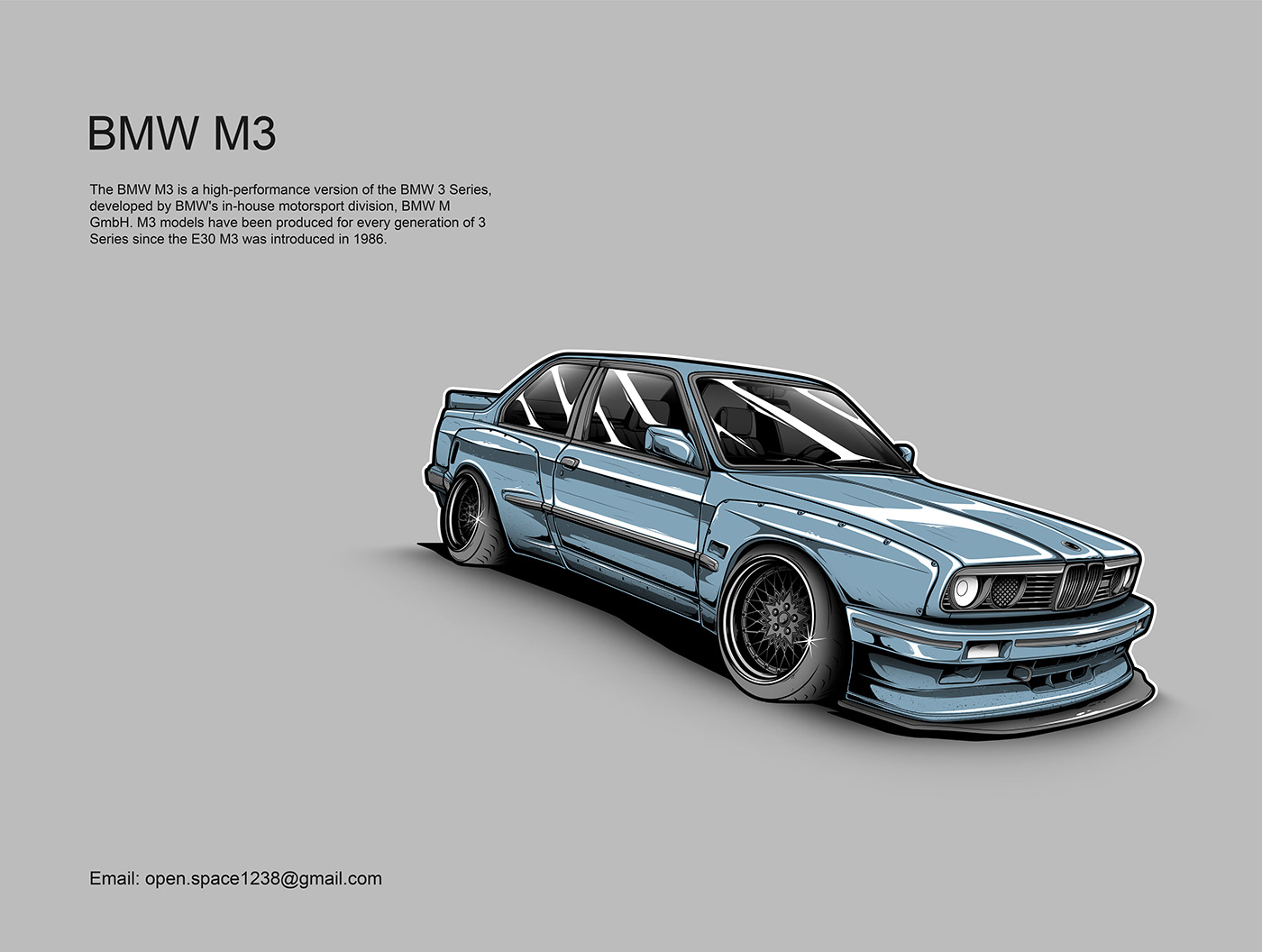 automotive   BMW car CGI drift JDM lowered cars M3 Street Racing vector