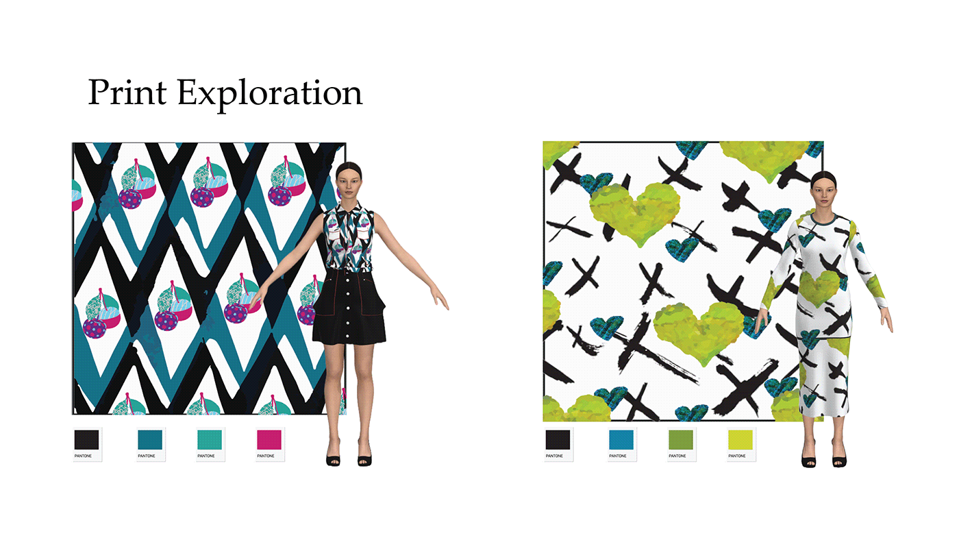 fashion design Fashion  portfolio porfolio design fashion portfolio branding  Denim ILLUSTRATION  print textile