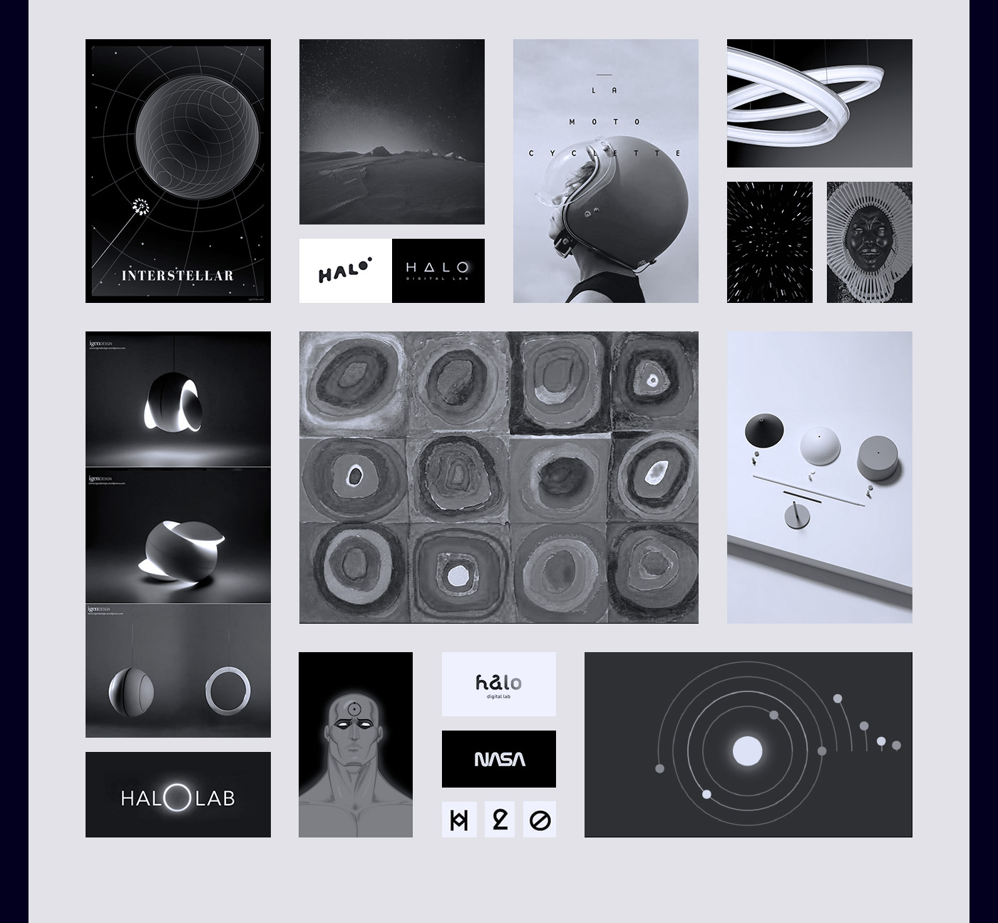 digital Space  future futuristic 3D print branding  halo lab motion universe