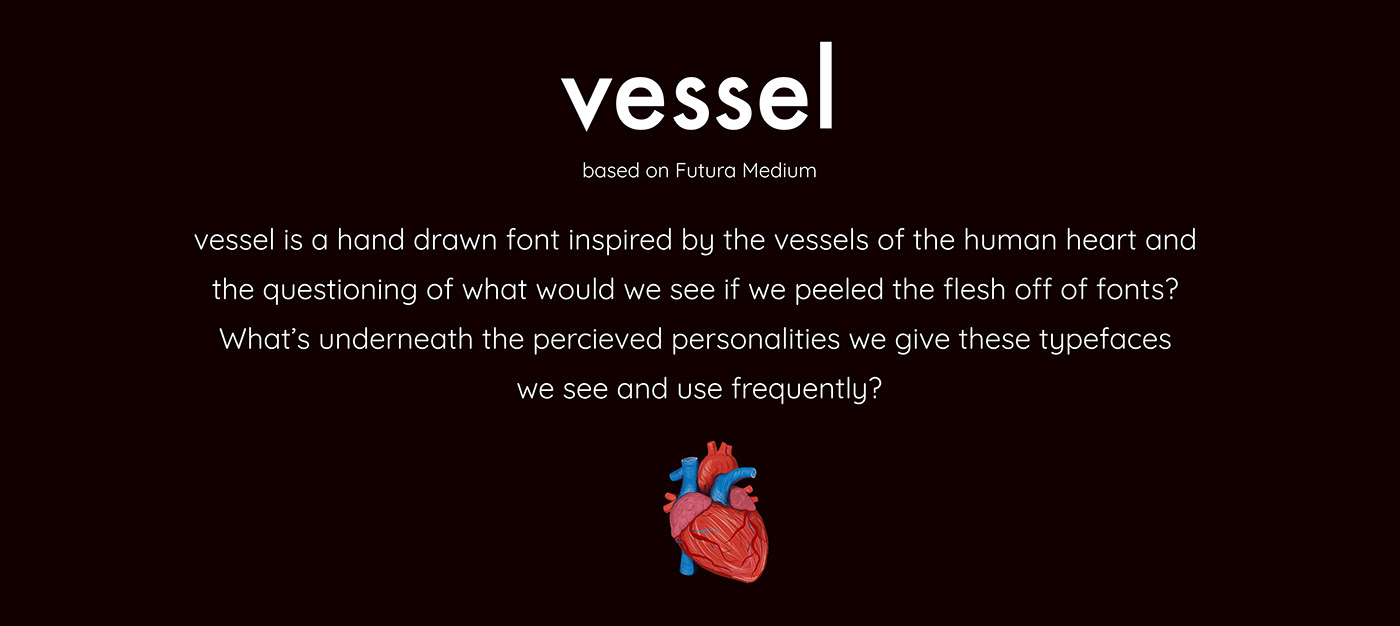 Display Experiemental Expressive Typography font human heart type type design Typeface typography   words
