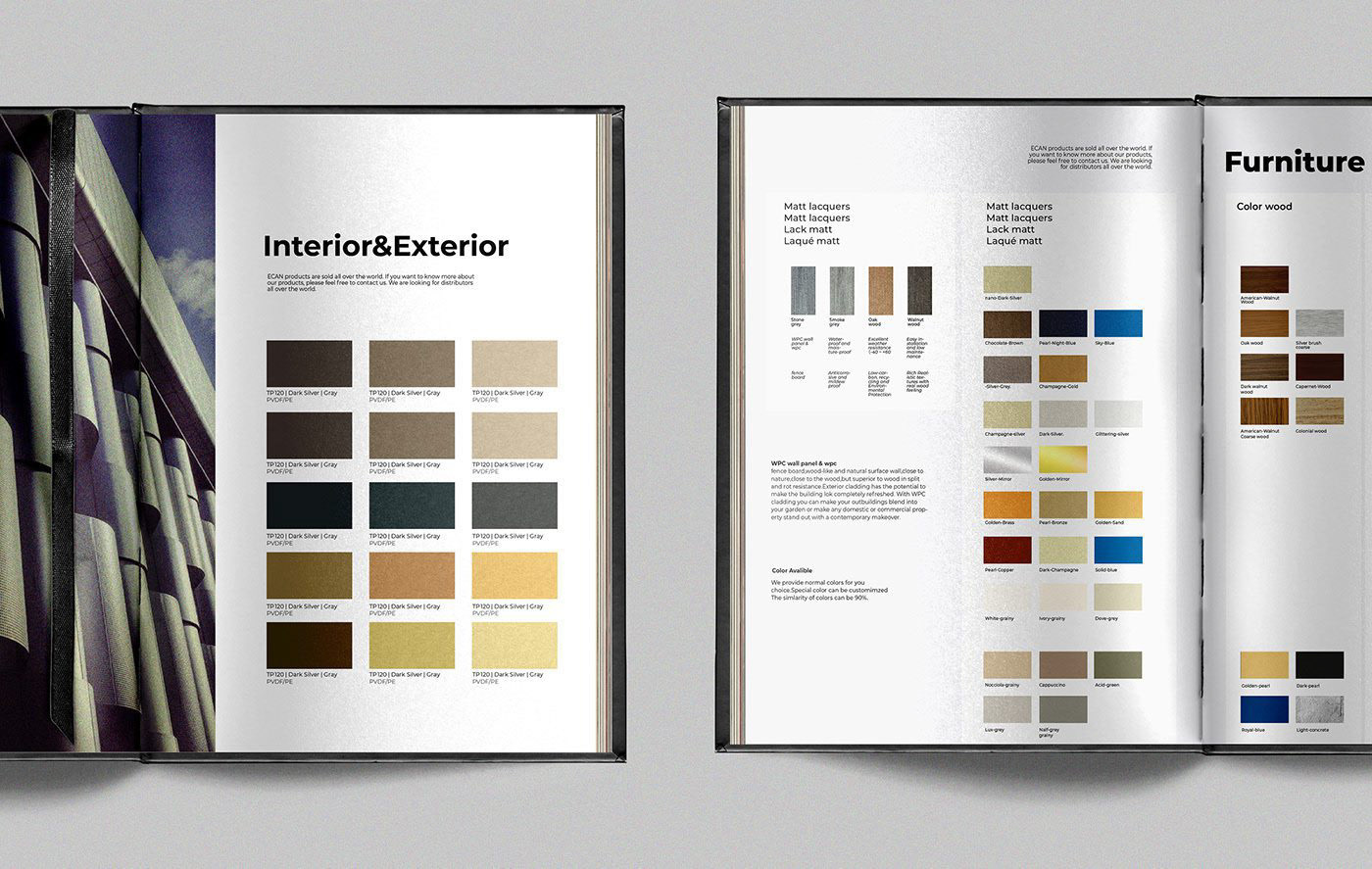 Brand Catalogue Layout print