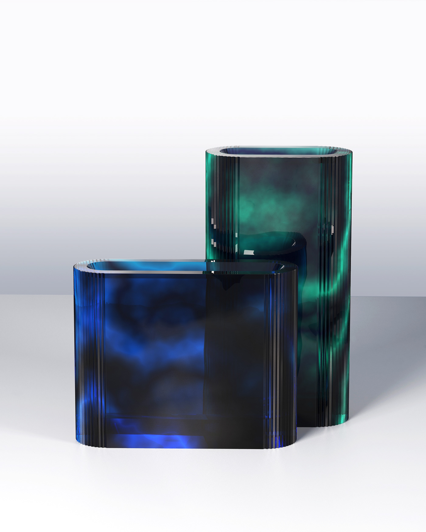 design productdesign Interior color glasse Ocean france produit Vase plante