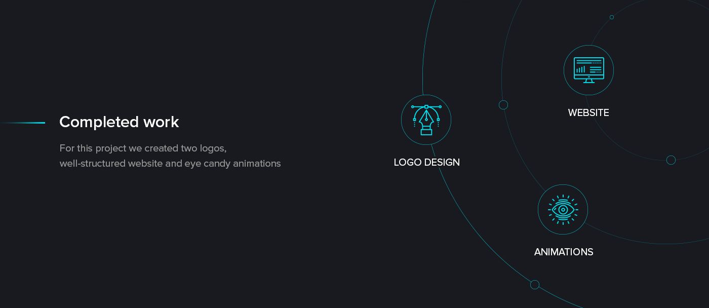 Web Ico blockchain crypto branding  logo animation  after effects design