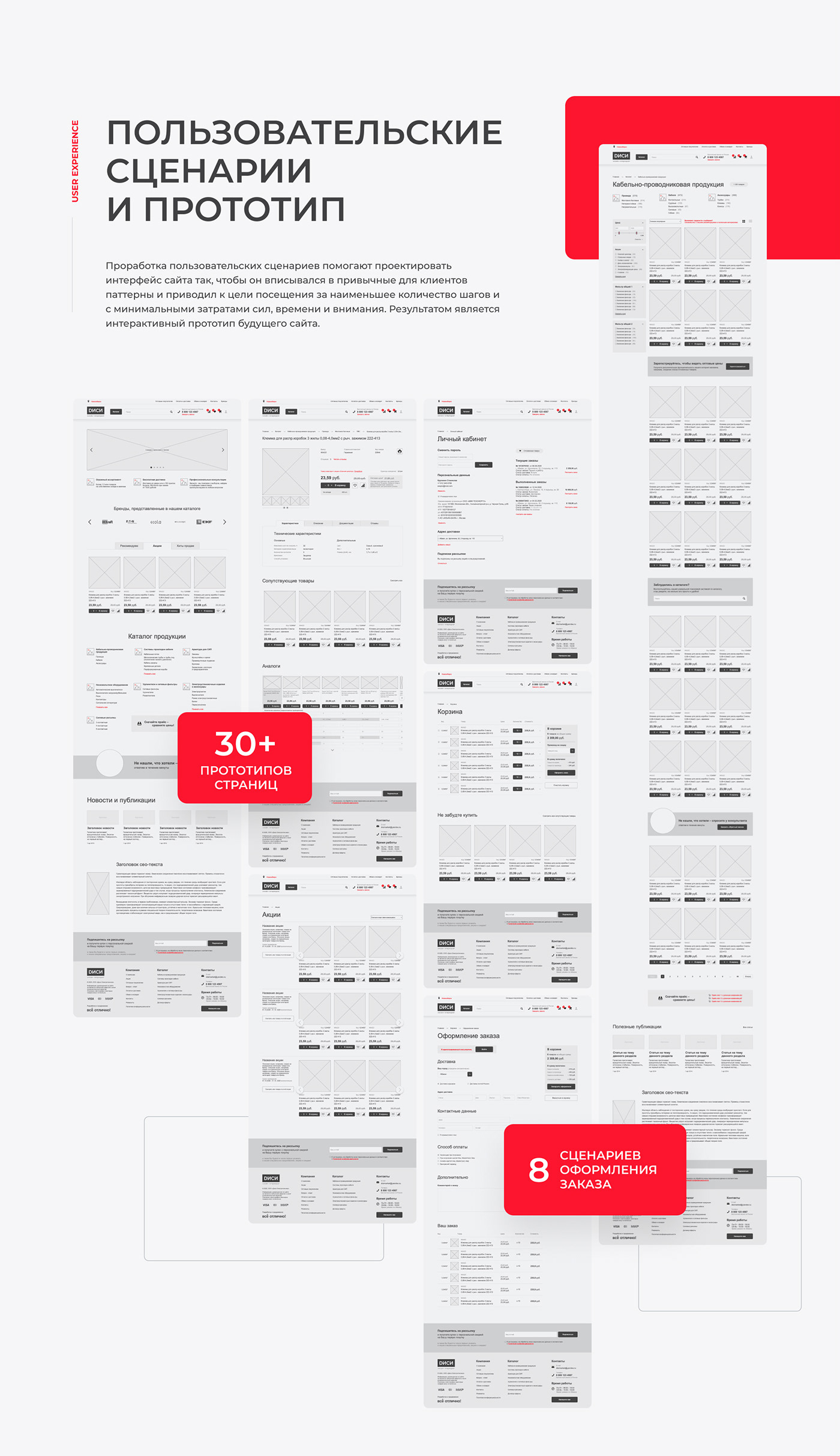 e-commerce Ecommerce electrical interaction online store red UI ux ux/ui Website
