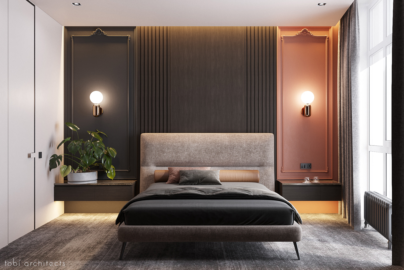 apartmentdesign art bedroomdesign interiordesign kitchendesign livingdesign modernhouse visualisation