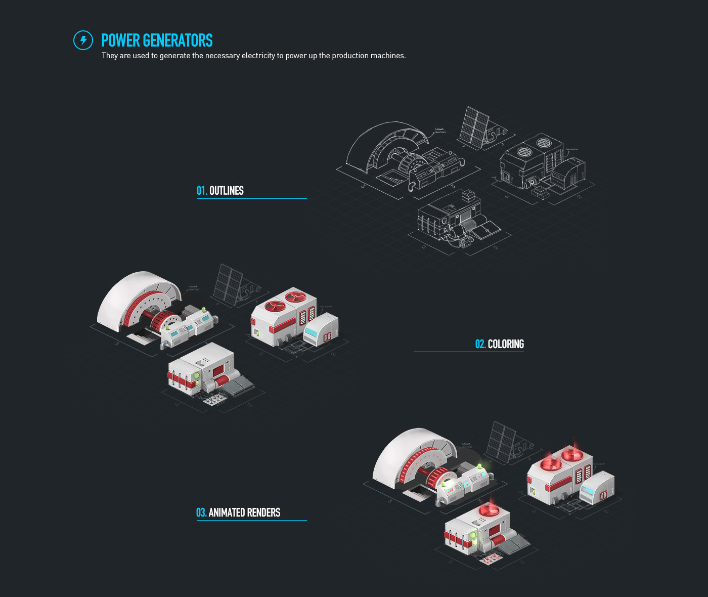 game  advergame Akbank Bank banking Interface machine Production Isometric infographic online realtime strategy