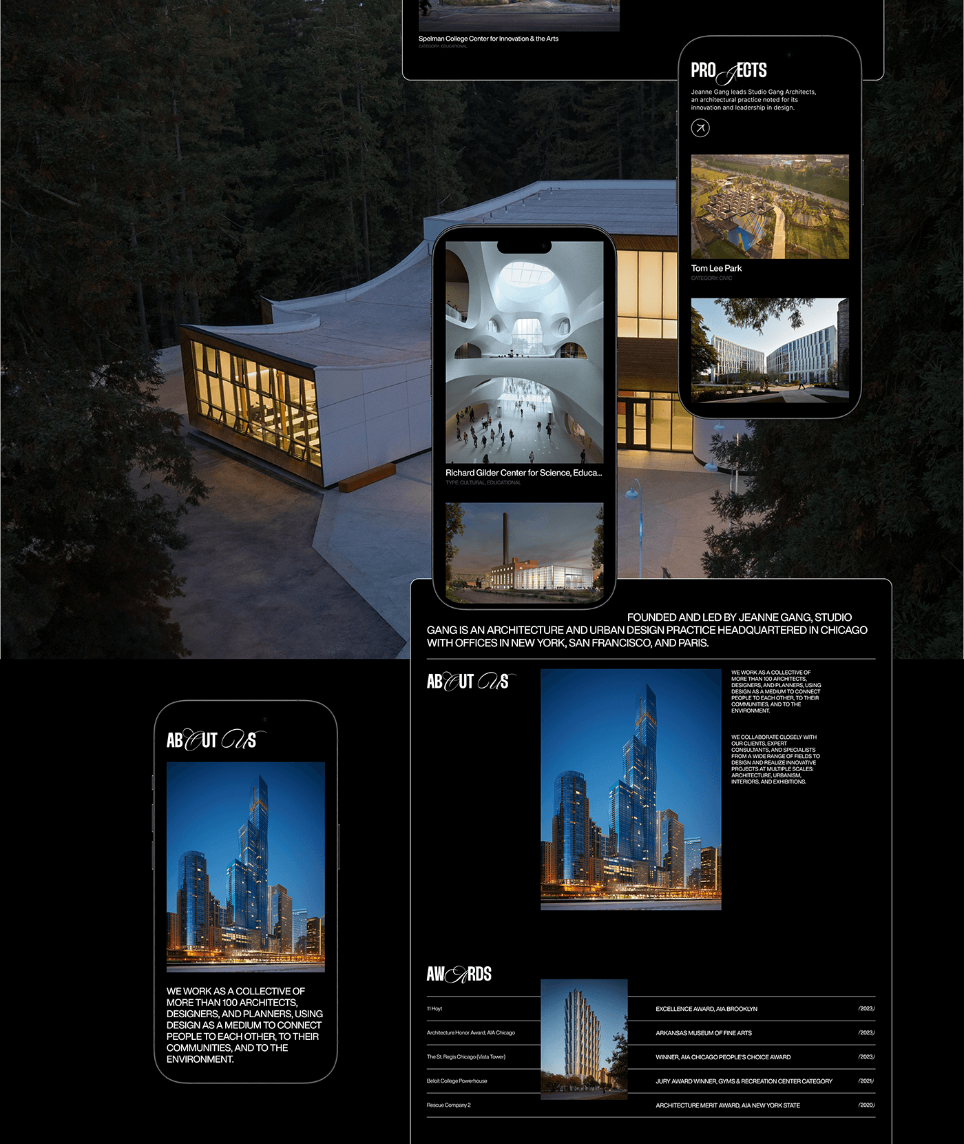 UI/UX user interface Web Design  ui design architecture exterior typography   real estate studio Website