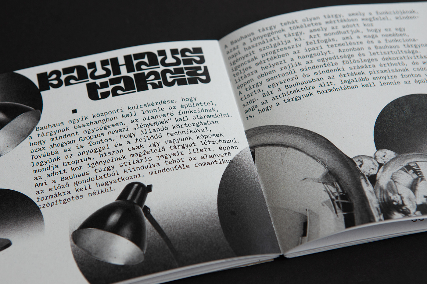 bauhaus editorial artbook Bookdesign typesetting Layout text typography   type graphicdesign