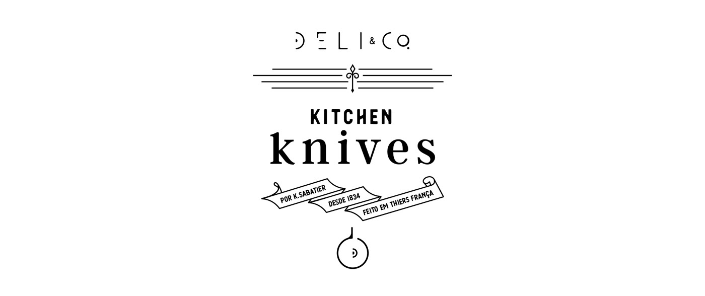 knife chef knives kitchen Thiers ksabatier france design packaging design cutlery