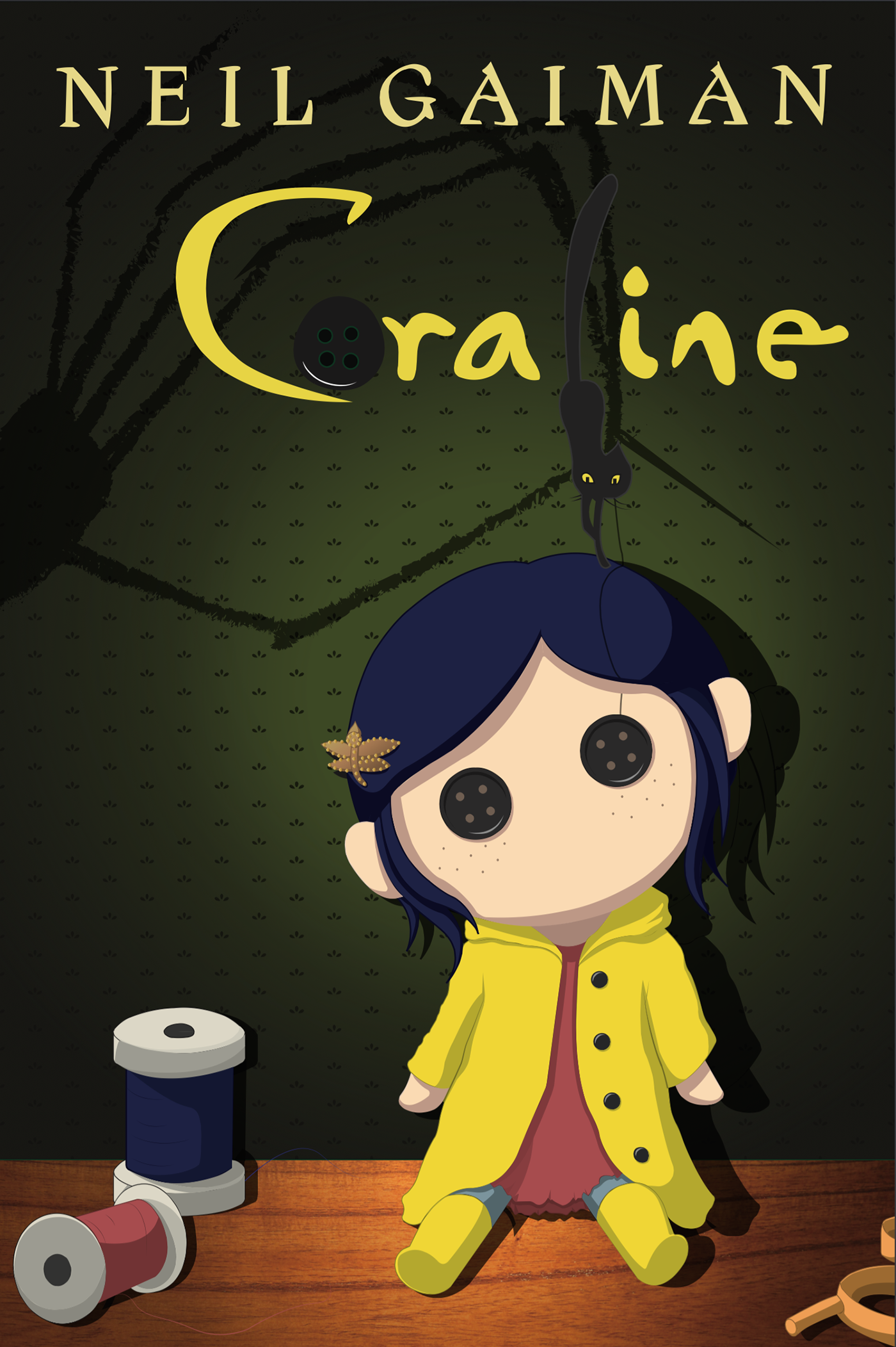 Coraline Book Cover Project :: Behance