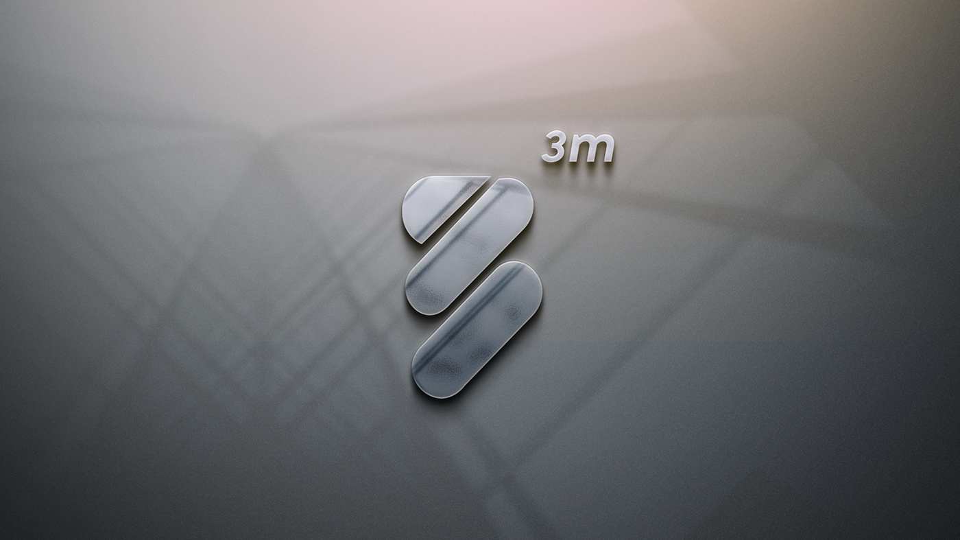 3M brend brendiranje Creativity croatia design izrada logotipa Logo Design simple and logical vizualni indetitet 3M VELIKA GORICA