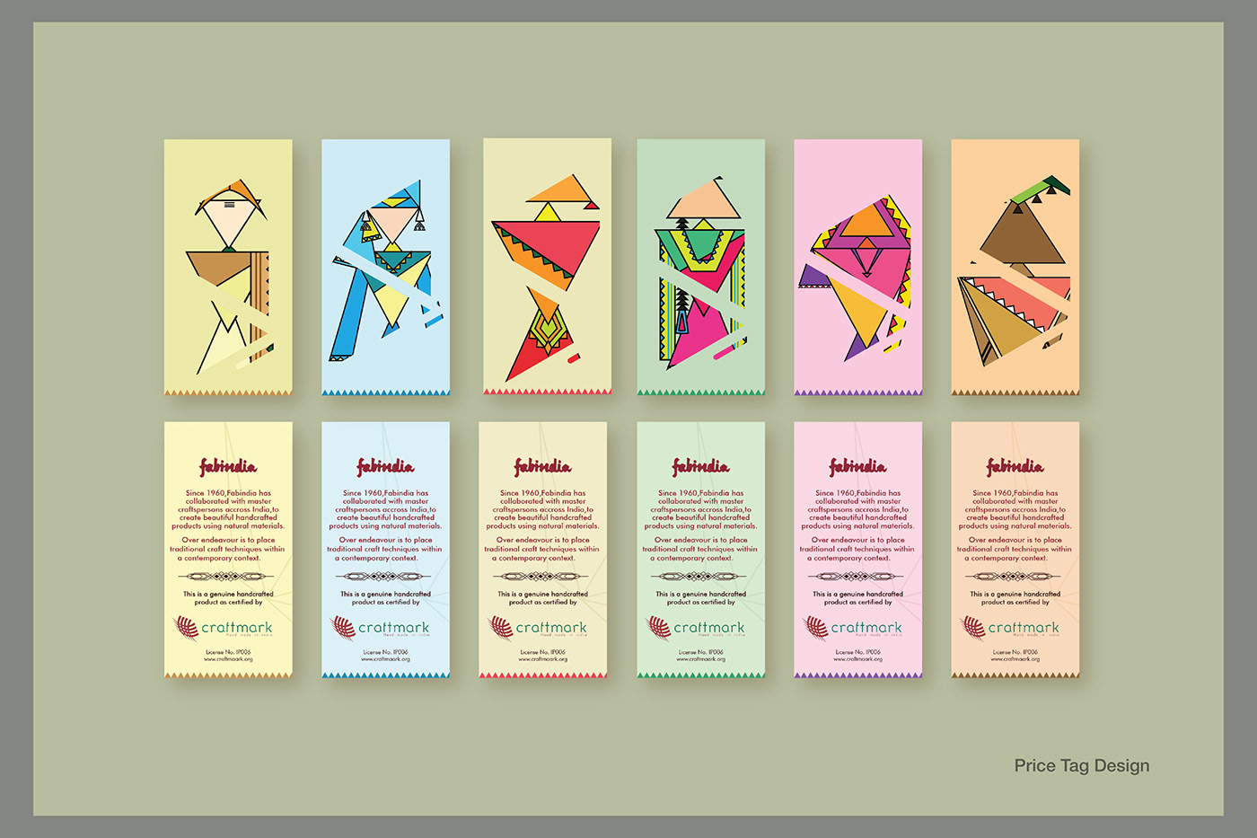 Advertising  concept card FABINDIA ILLUSTRATION  indian culture line art Shopping vector