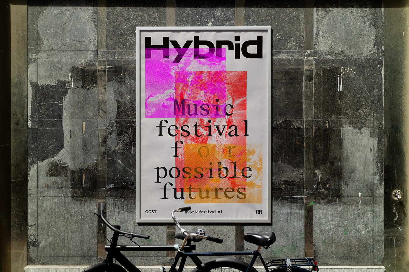 brand identity festival groningen Hybrid Festival identity Logo Design music oost vera visual identity