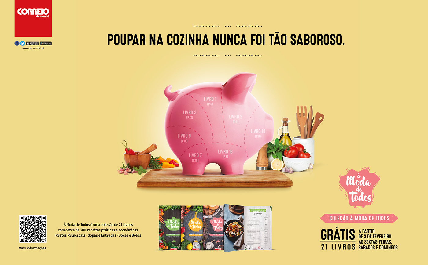 Correio da Manhã Cofina pig Cook Book Portugal Food  tradition youth