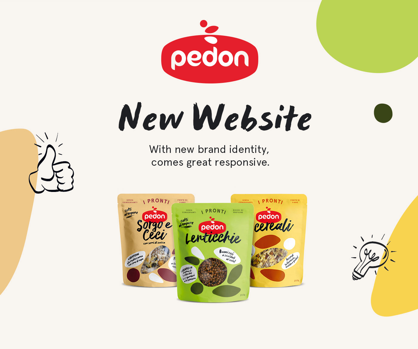 branding  Website Webdesign identity Cereals legumes Food  healthy art direction  graphic design 