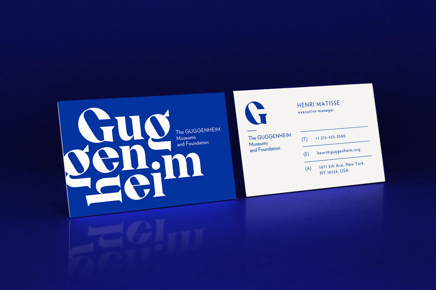 museum identity museum logo museum branding guggenheim guggenheim museum logo Poster Design blue identity