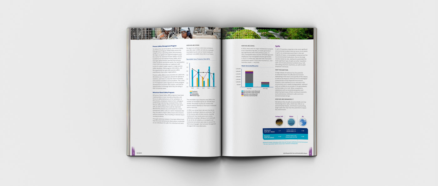 annual report sustainability report brochure magazine corporate hierarchy capability brochure