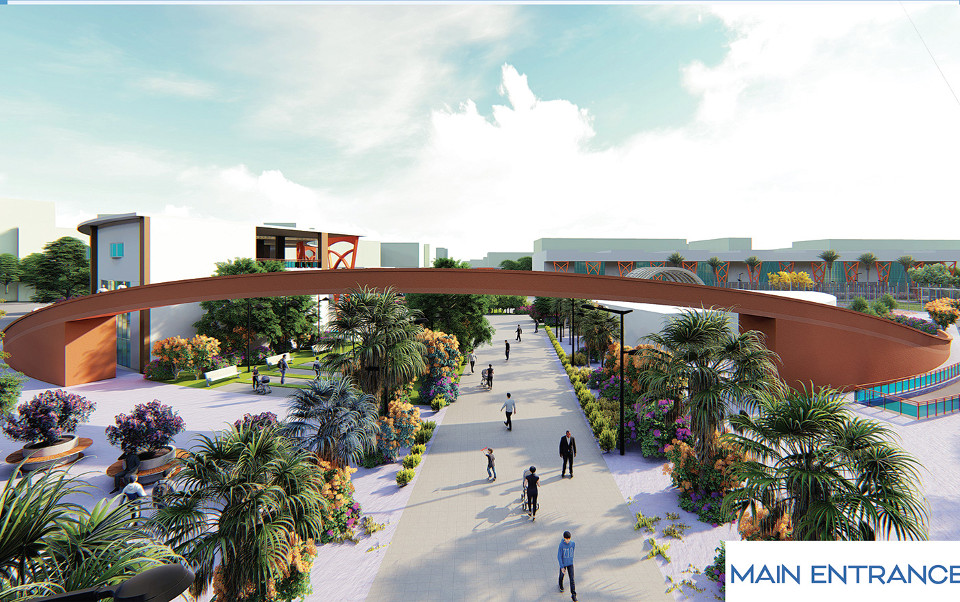 architecture club egypt modelling rendering Sports Club sports facility