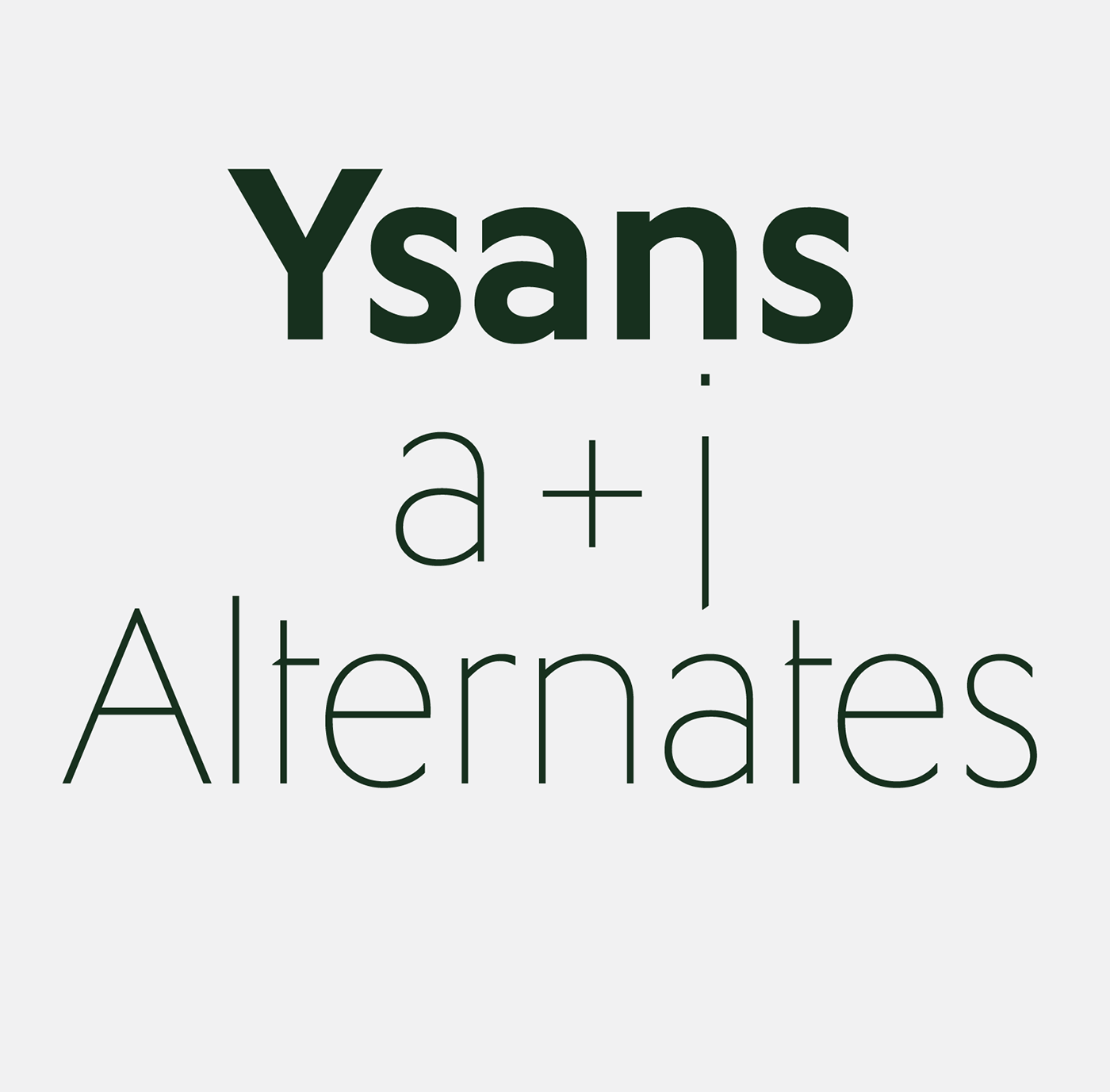 Typofonderie Jean Francois Porchez Ysans mondrian font Opentype free