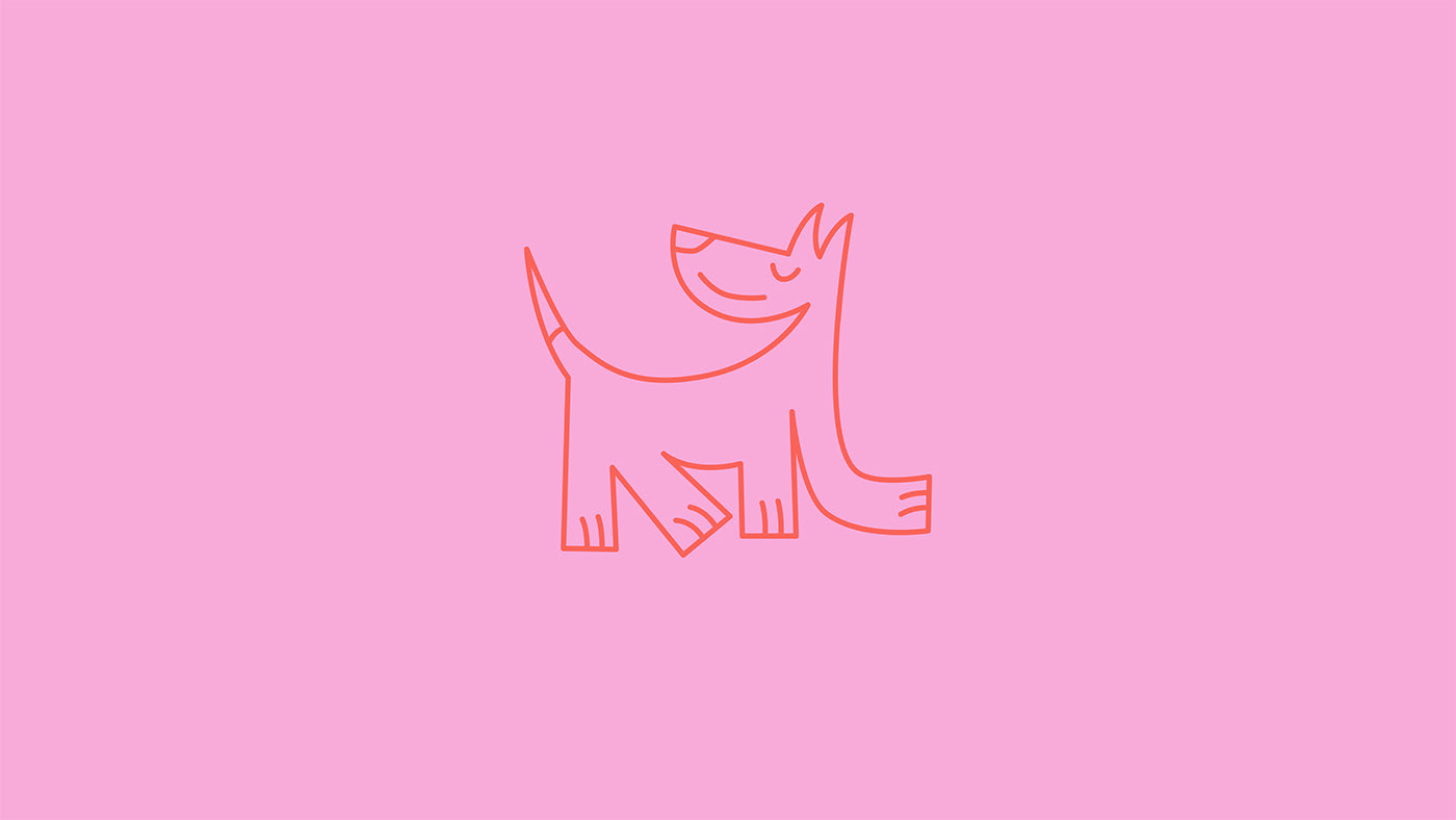 branding  dog graphic design  ILLUSTRATION  Pet petshop