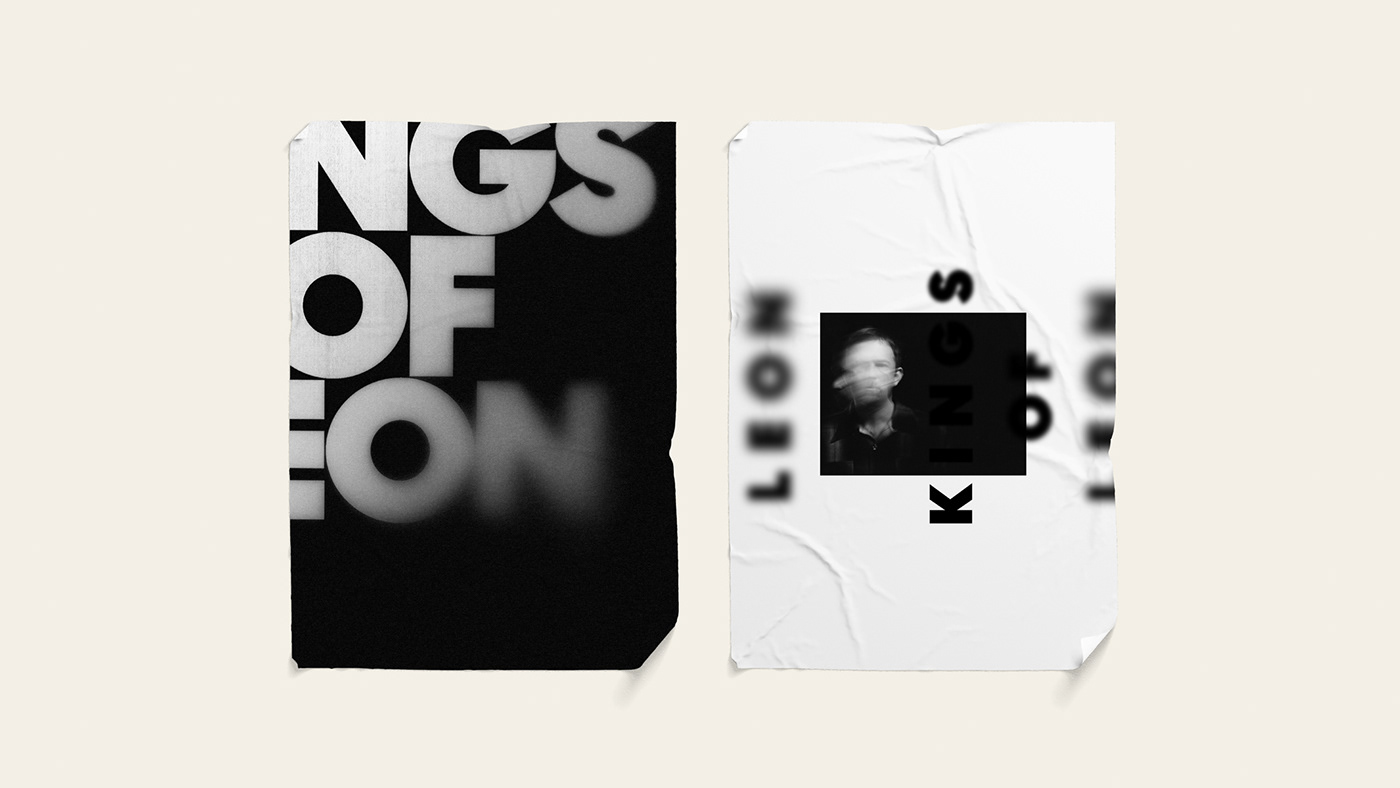 album cover albumart ArtDirection graphic design  kingsofleon music typography  