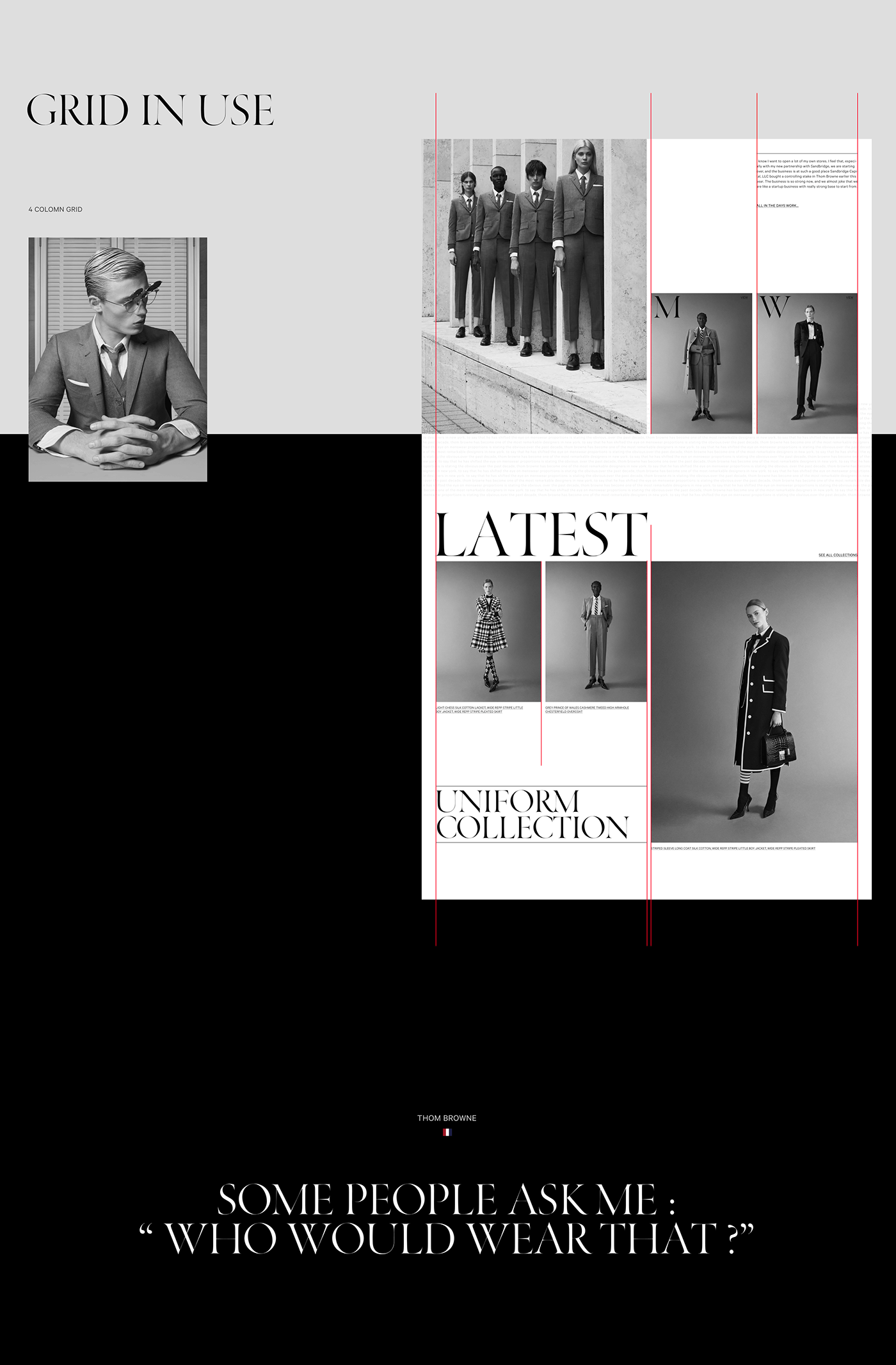 animation  Ecommerce Fashion  minimal Minimalism shop trend typography   uiux Website