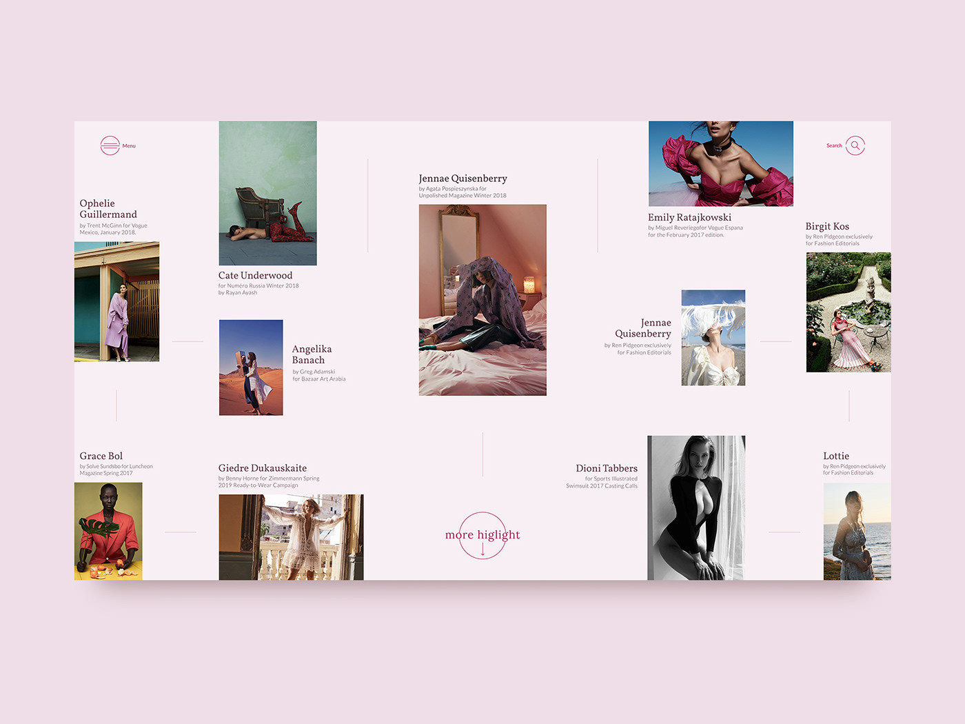 UI ux UI/UX daily Fashion  model Layout site product card