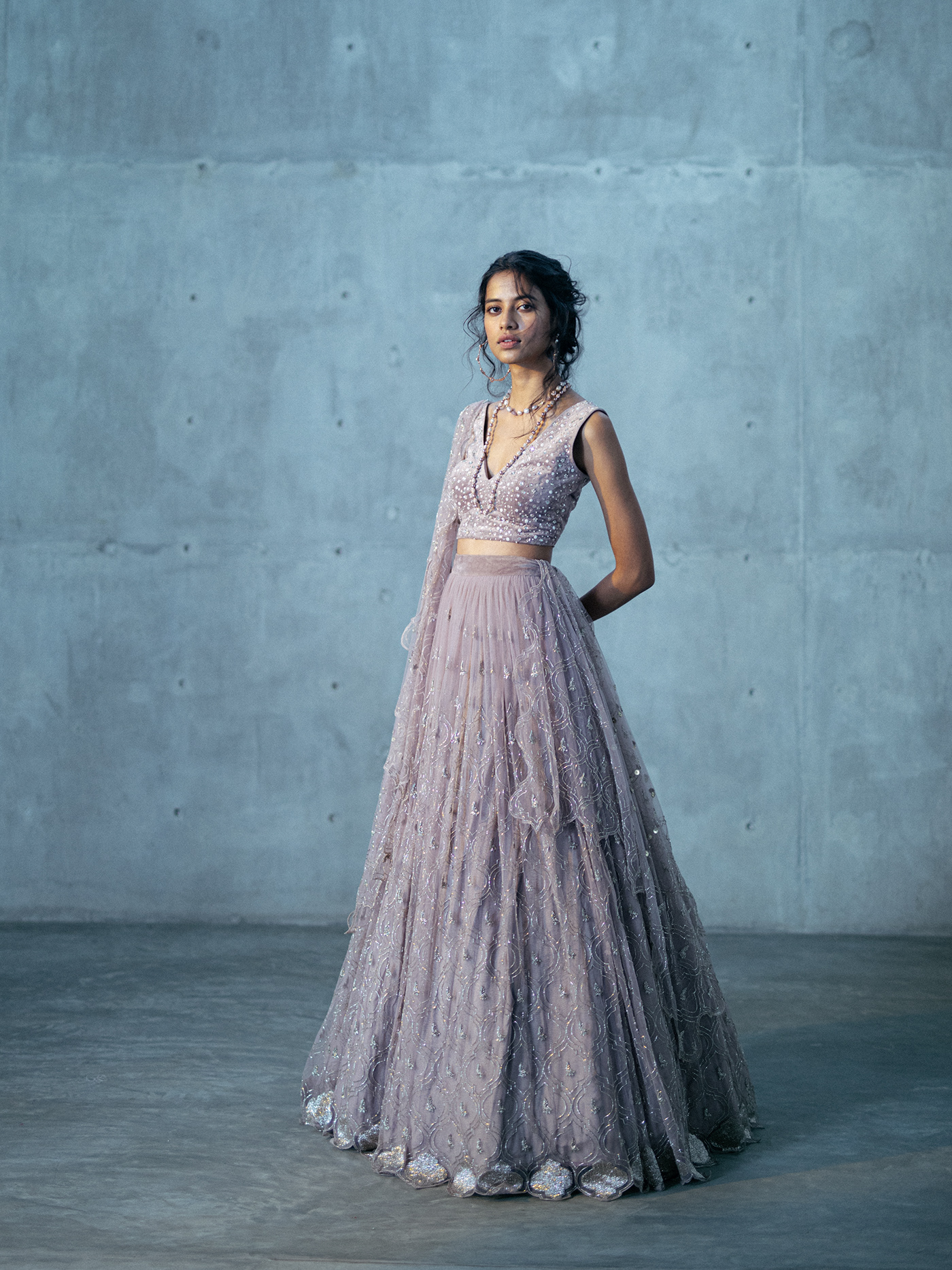 campaign fashion styling Lookbook MISHRU Bridal Couture indian bride INDIAN DESIGNER IndoWestern pearls