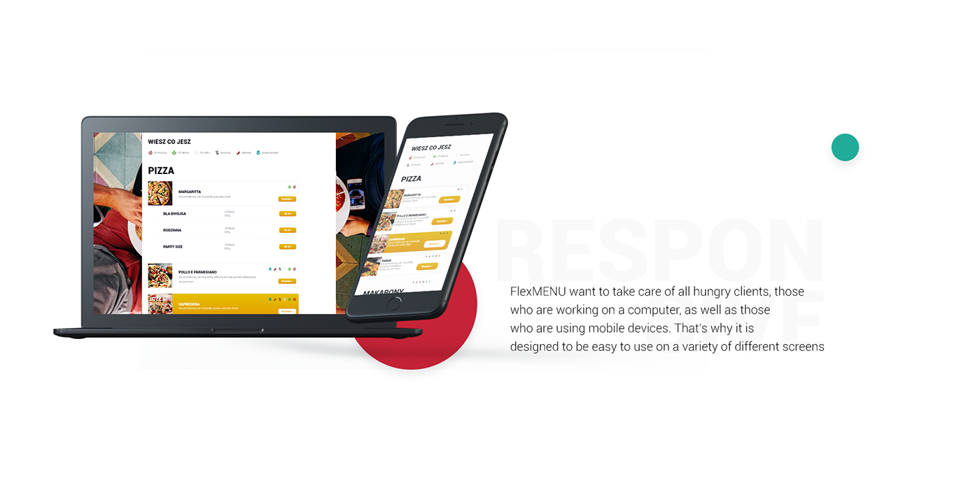 dashboard design system FlexMENU Food Website product user experience user interface web app Webdesign