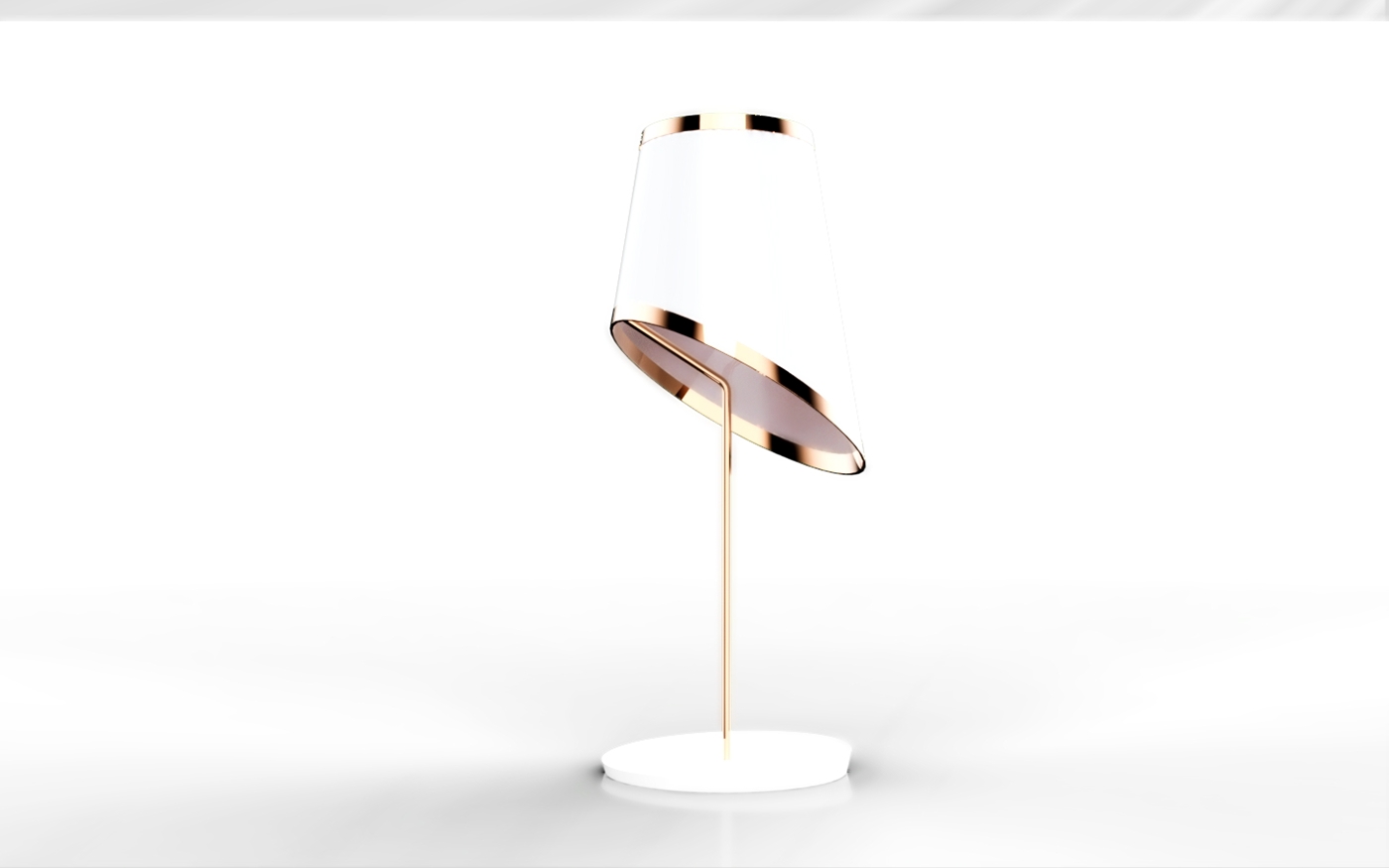 Lamp  product design  Industrial Design  oled  table lamp  desk lamp  steel  cooper lighting light Minimalism