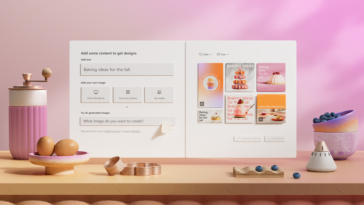 animation app CGI creative design designer Microsoft motion graphics ui design UI/UX