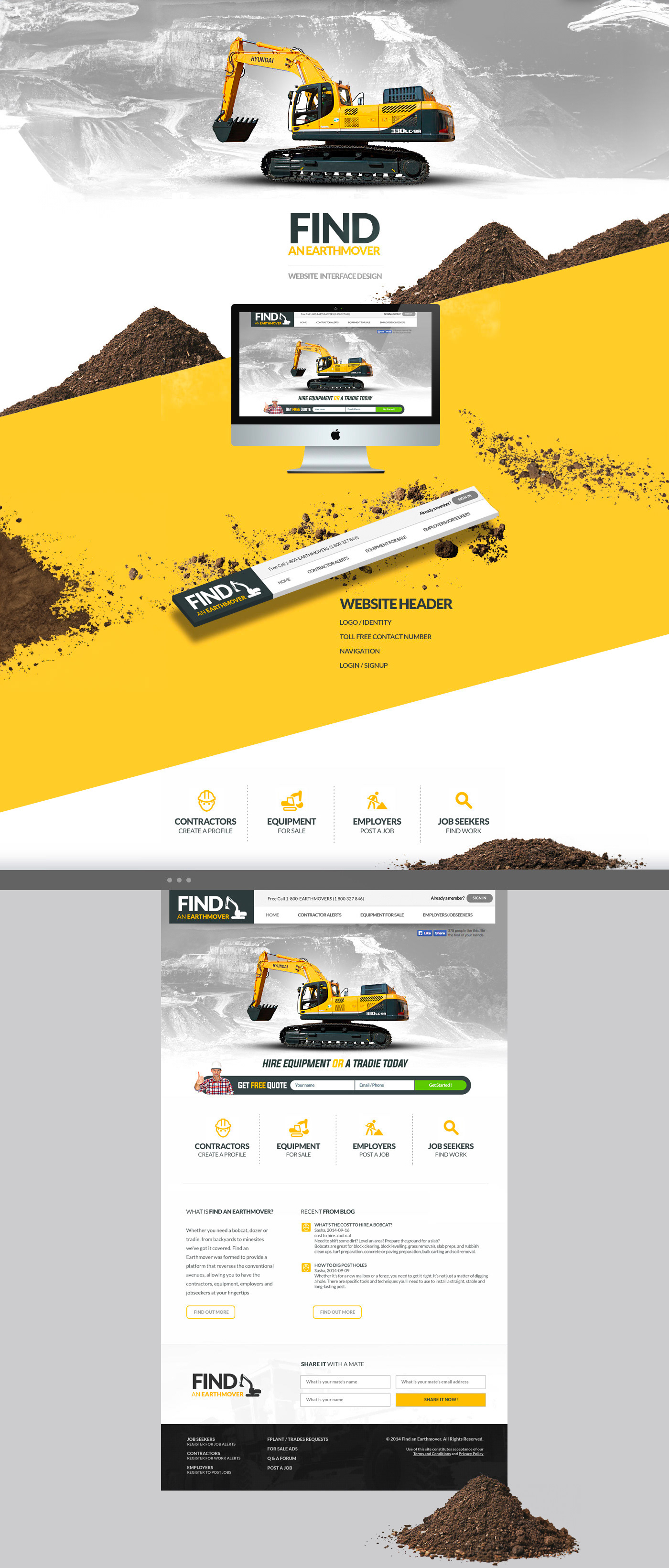 Web design construction homepage landingpage HTML html5 css