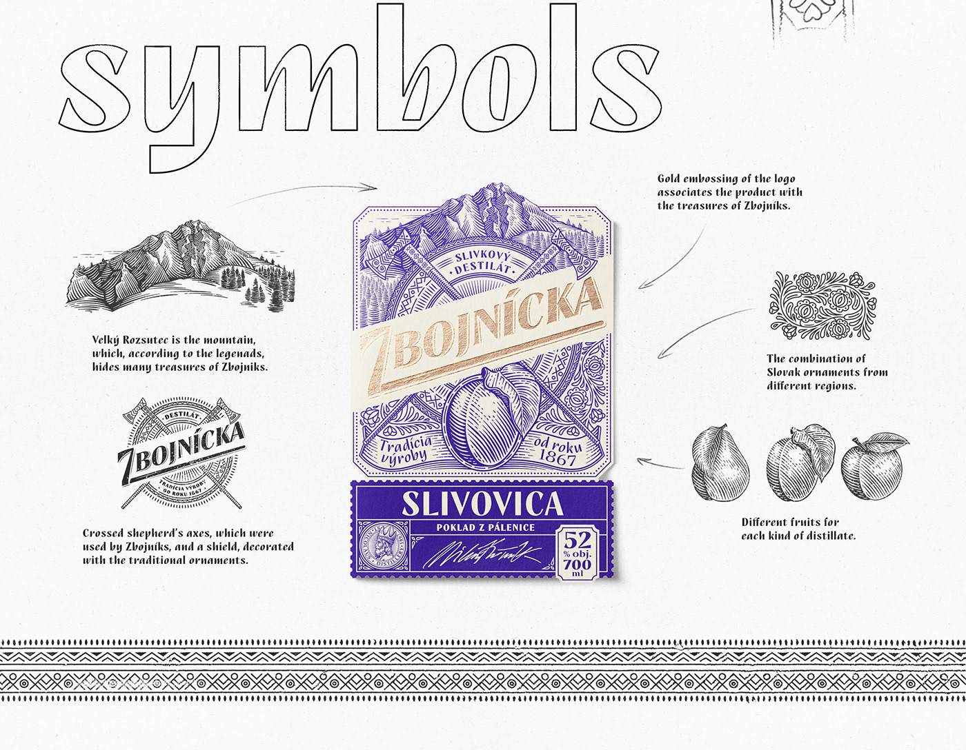 alcohol amoth studio Czech distillates engraving ILLUSTRATION  Label Packaging print Slovak