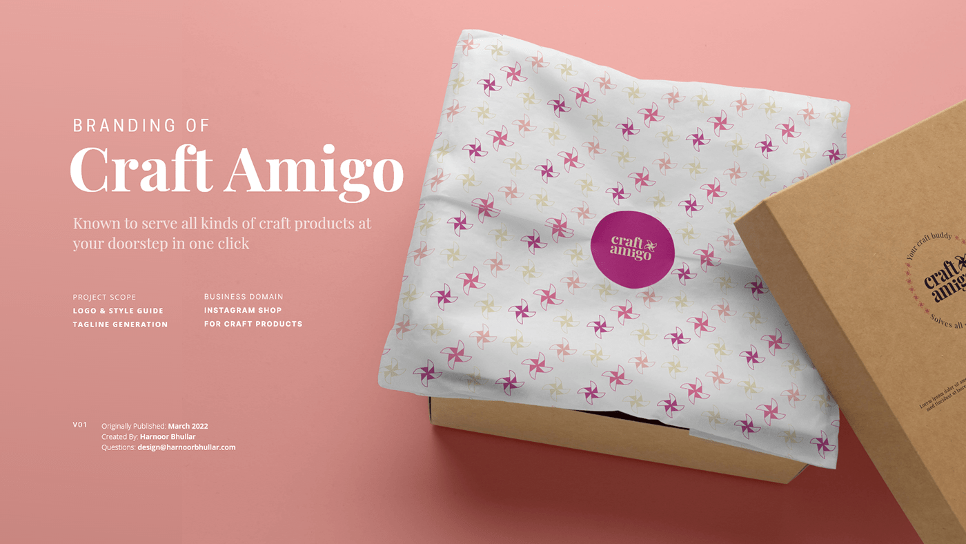 Craft Amigo logo & branding